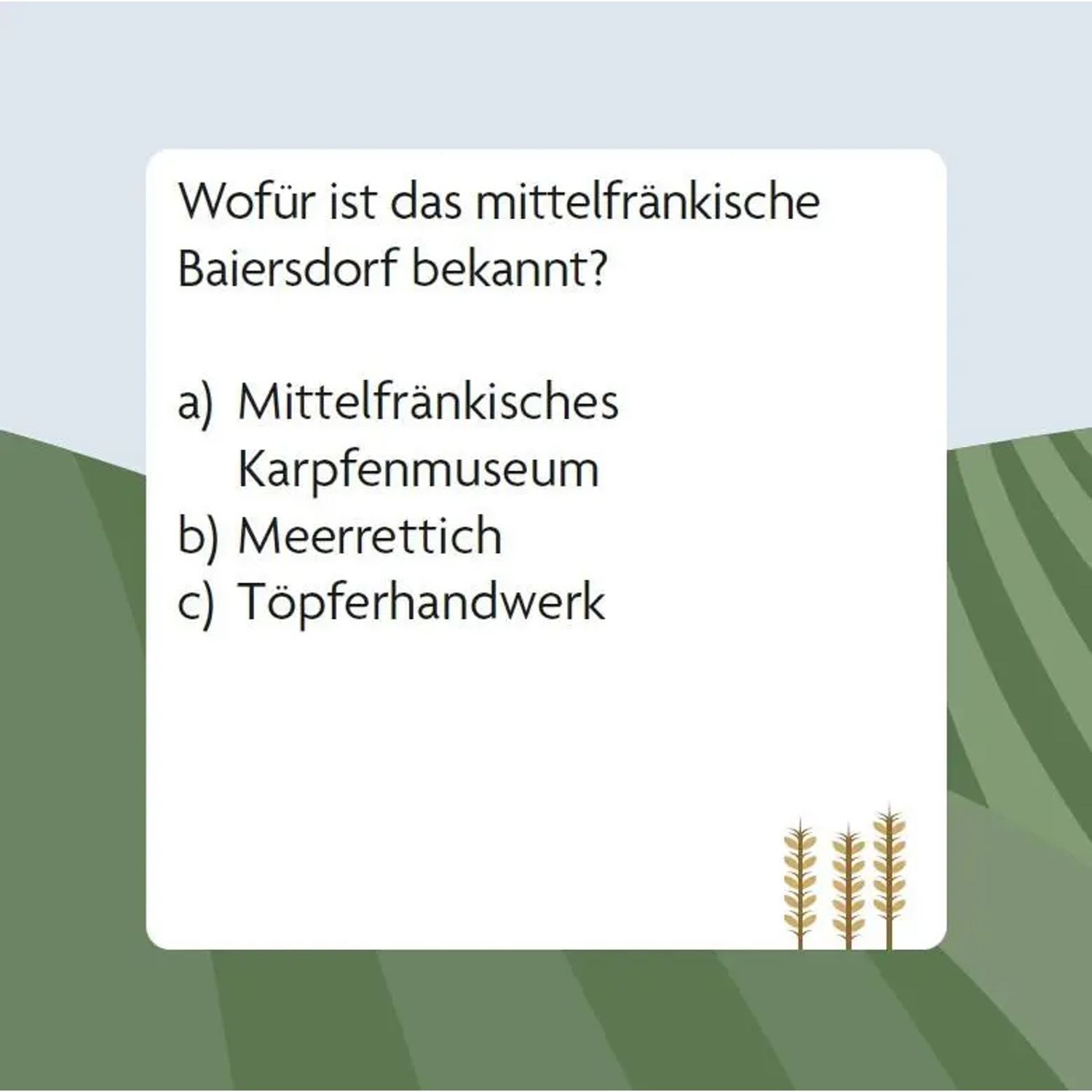 ars vivendi Spiel Das Franken-Quiz (Neuausgabe)