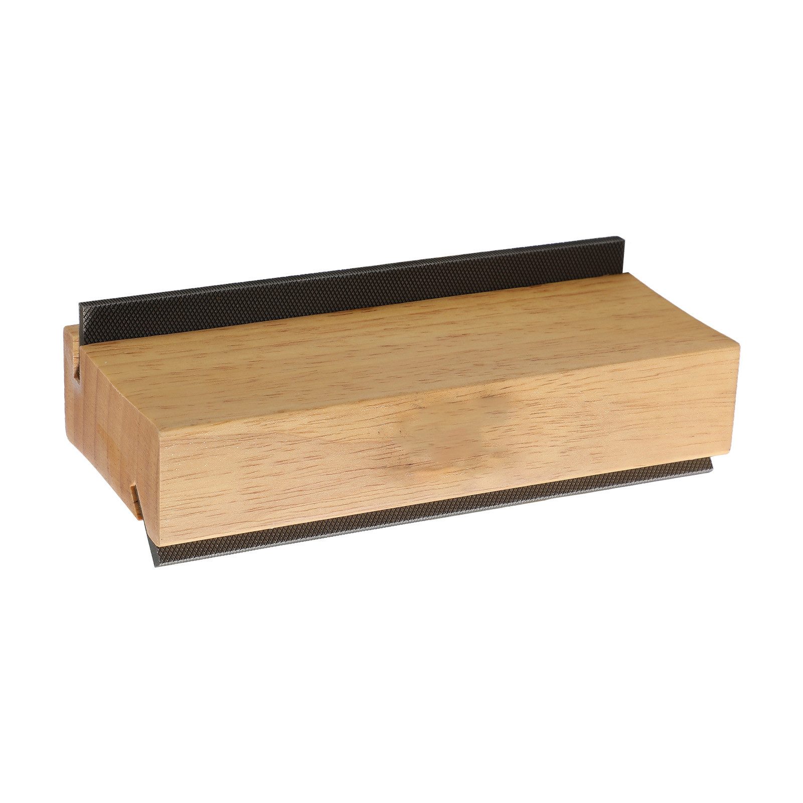 GARRYFIZH Gitarren-Slider Gitarrenbund-Beveling-Feile,Holzgitarren-Bundenden-Abrichtwerkzeug, Doppelhieb-Design, Ergonomisches Design