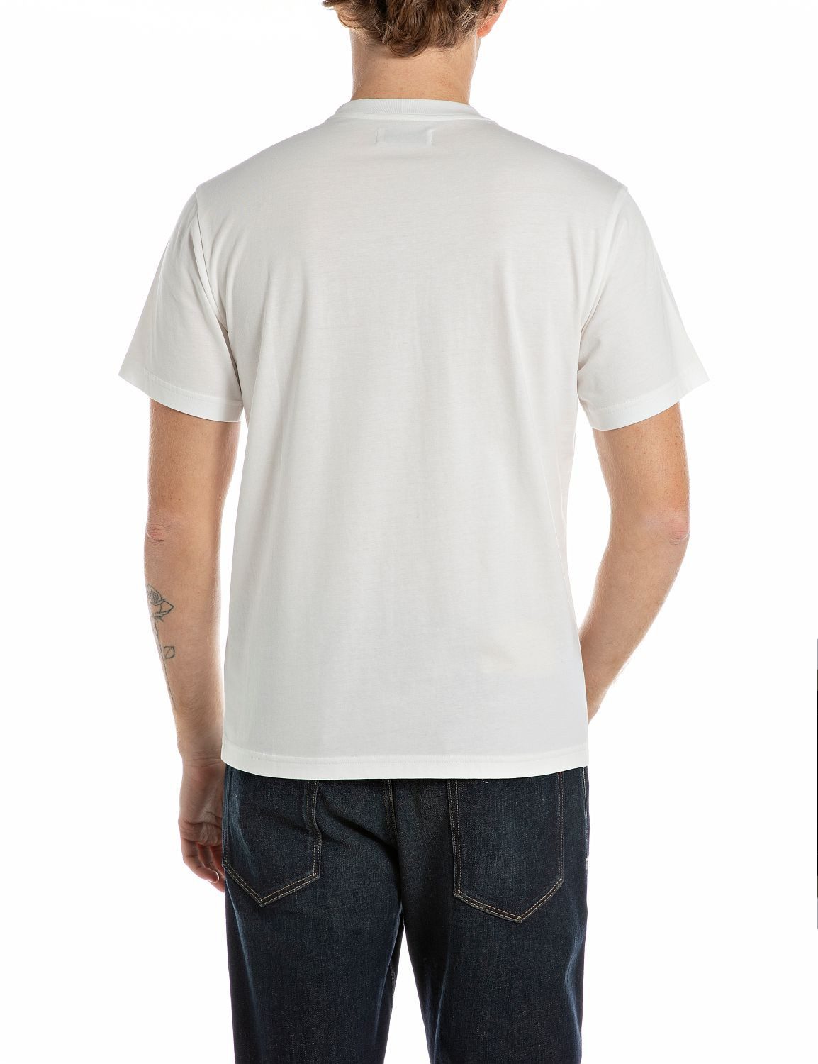 Replay T-Shirt mit 981-Print auf der Brust günstig online kaufen