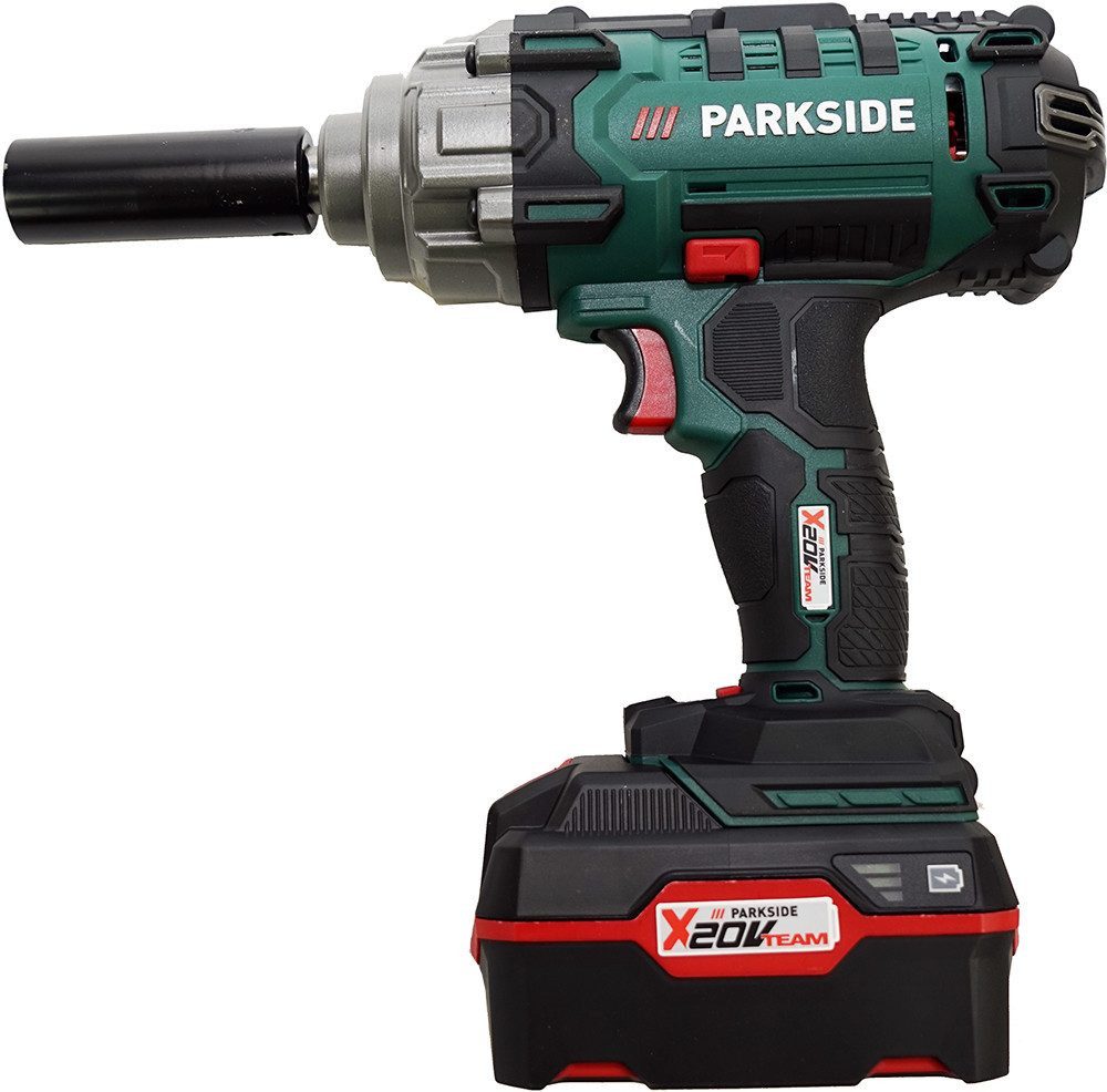 Parkside Akku-Schlagschrauber 20V Akku Drehschlagschrauber PASSK 20 C4 (inkl. 4Ah Akku u. Ladegerät)