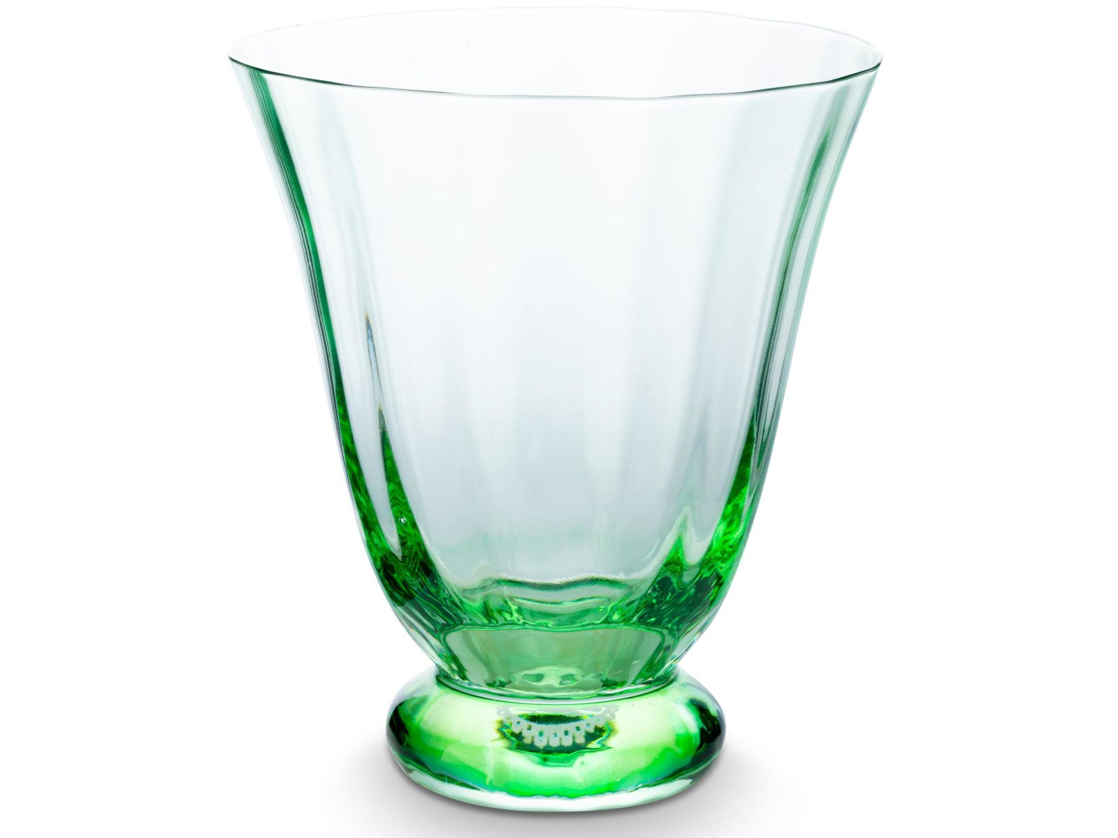 PiP Studio Glas Tulip Green Wasserglas grün 0,28l, Glas