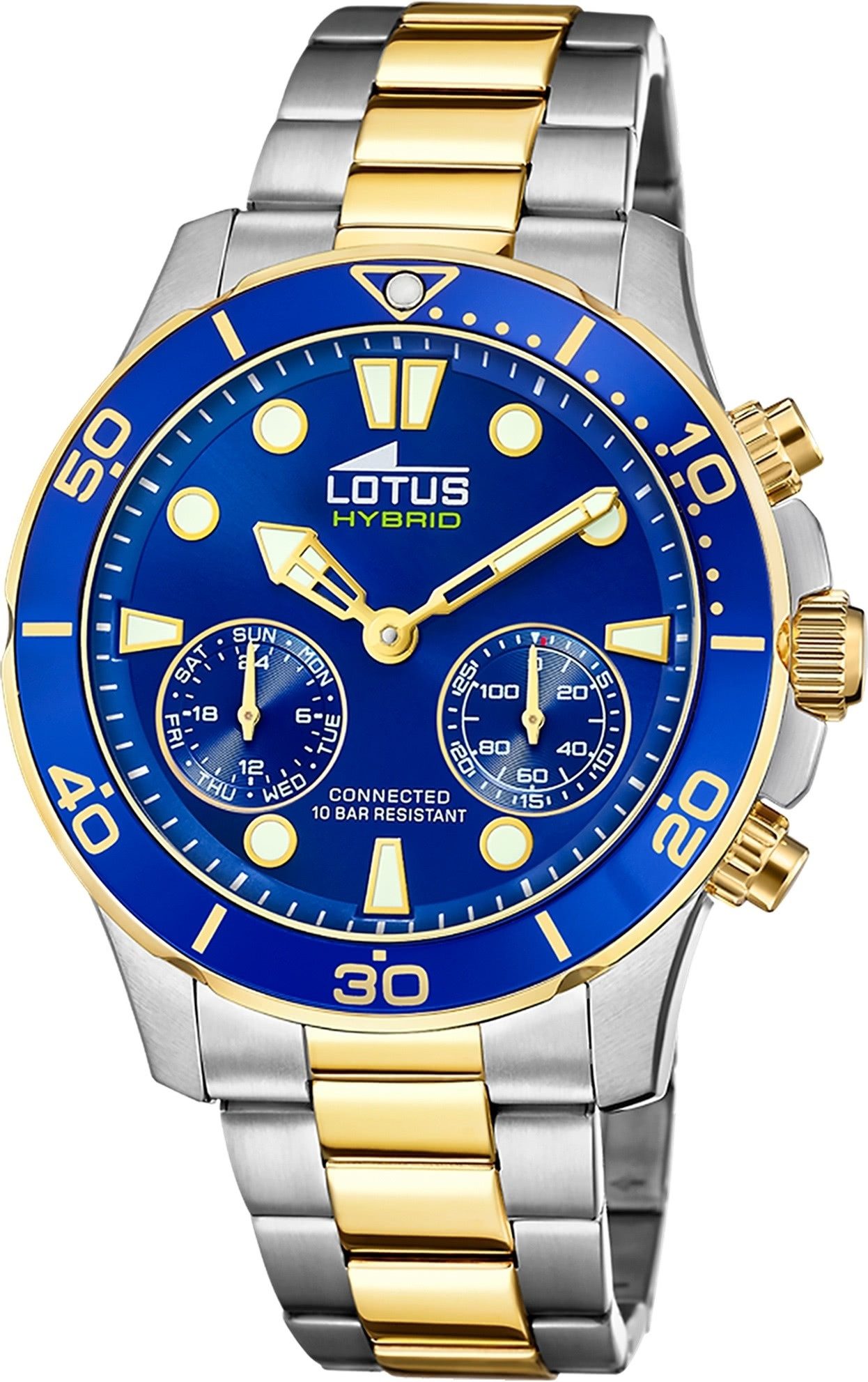 Chronograph Lotus Herrenuhr Edelstahl silber Lotus