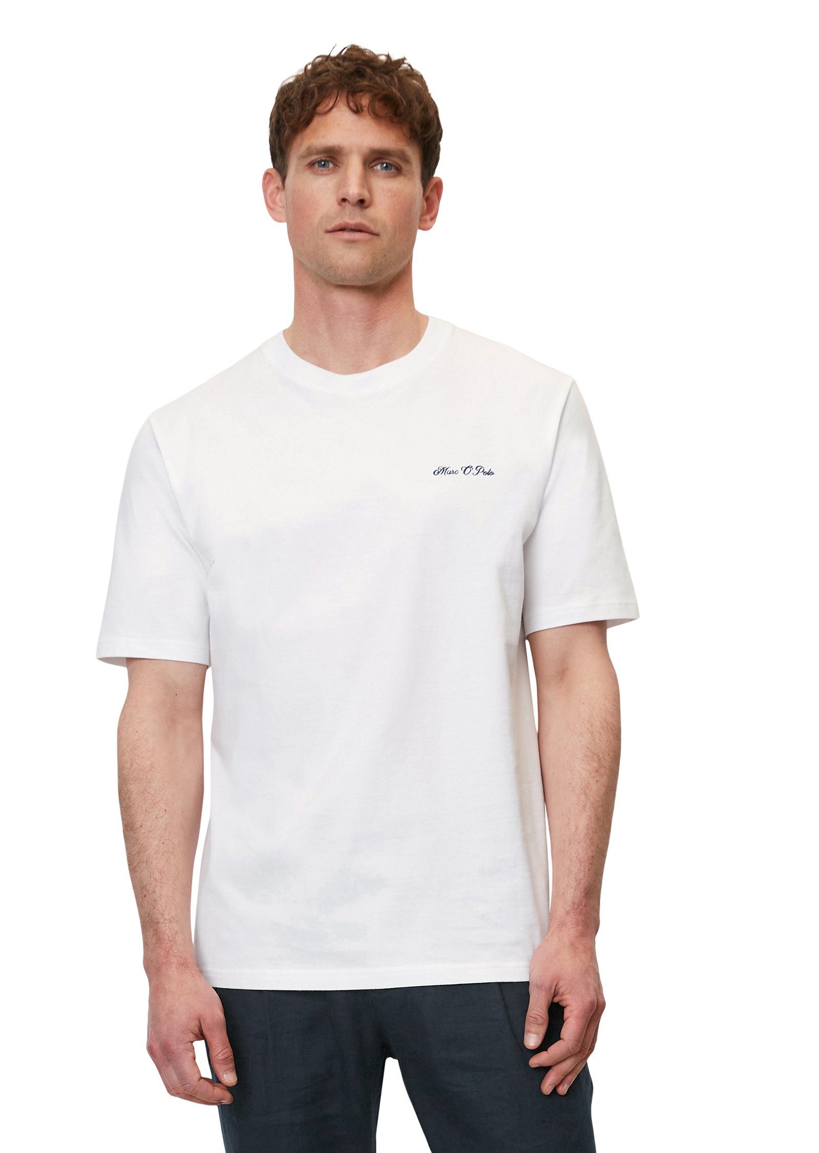 Marc O'Polo floralem T-Shirt Rückenprint mit