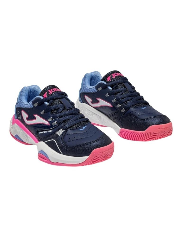 Joma Padelschuhe Master 1000 marineblau/pink Mädchen Tennisschuh