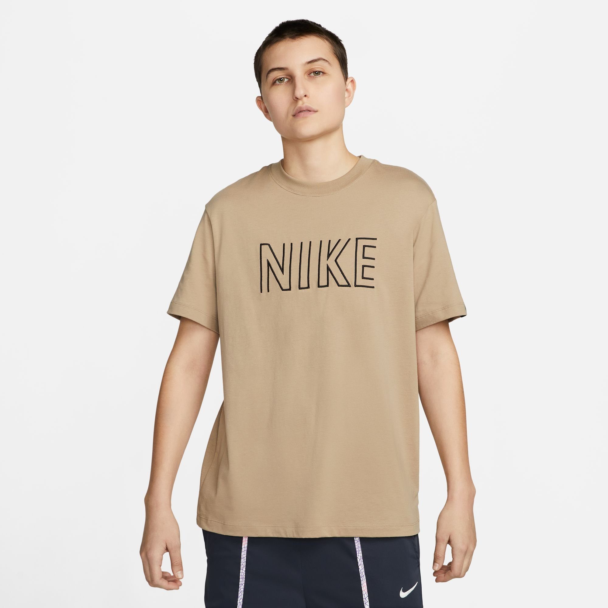 Nike Sportswear T-Shirt W NSW TEE BF SW braun | Sport-T-Shirts