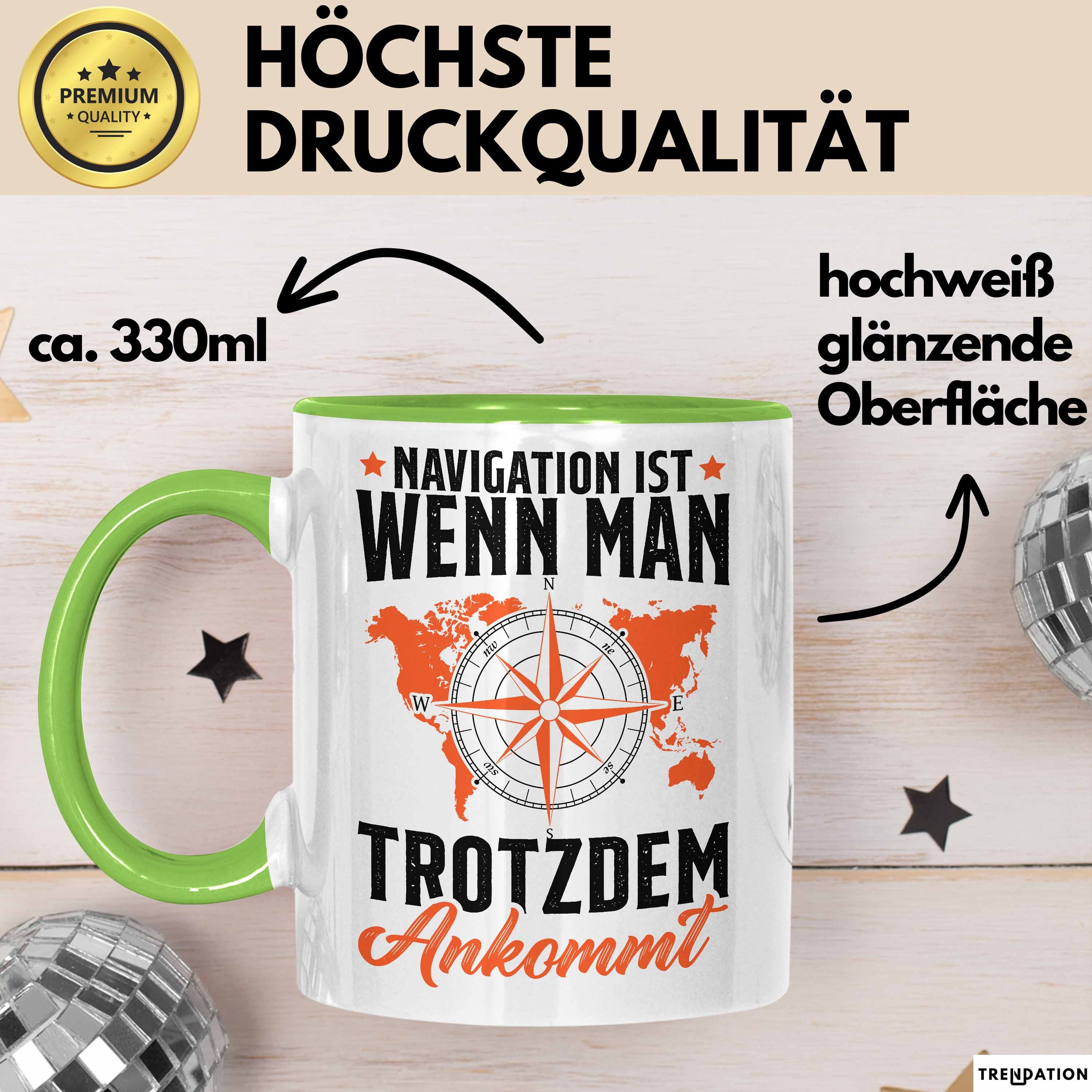 Trendation Tasse Segler Tasse Geschenk Kapitän Segelboot Anker Matrose Seemann Geschenk