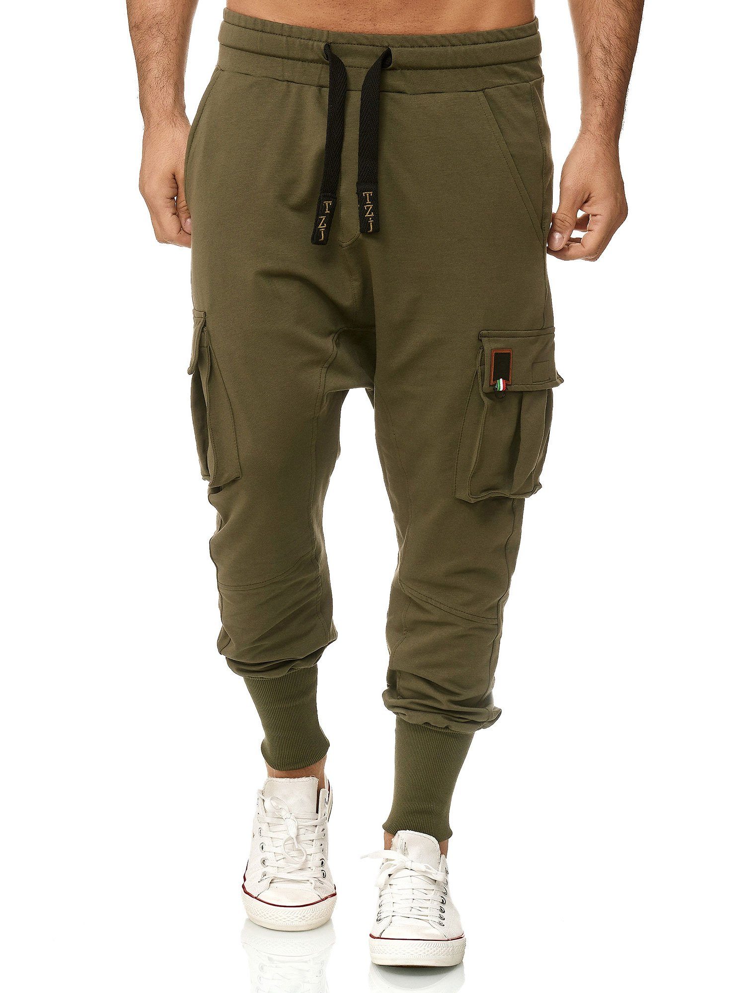 Tazzio Jogginghose 19619 Sporthose mit modernen Cargo-Taschen