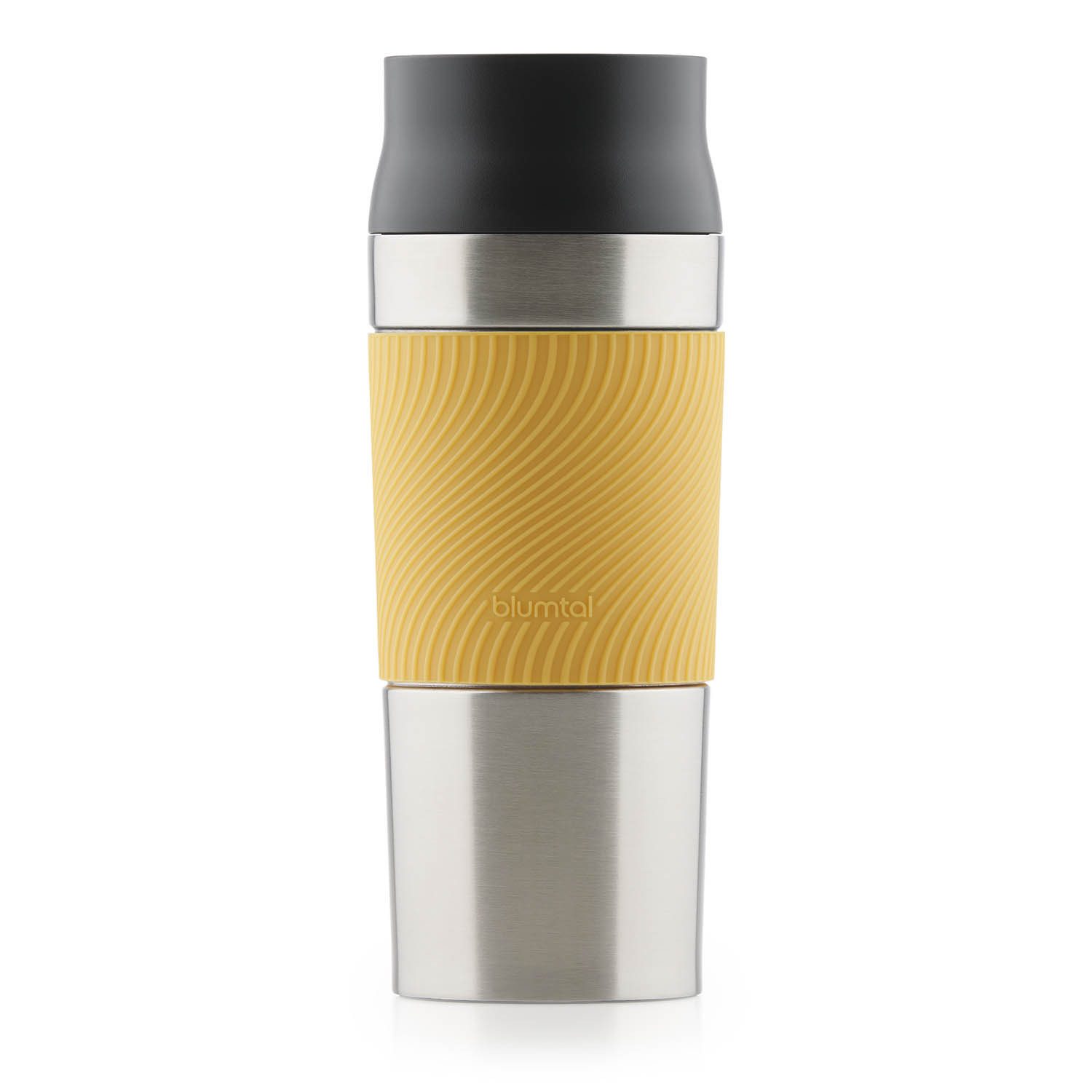 Blumtal Isolierflasche Thermobecher Classic aus Edelstahl - auslaufsicher Becher to go, hält 4h heiß/ 8h kalt, 360° Trinköffnung, Easy Quick-Press-Verschluss