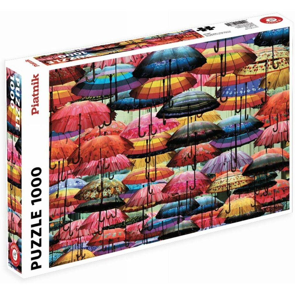 Piatnik Puzzle Puzzle Bunte Regenschirme 1000 Teile, Puzzleteile