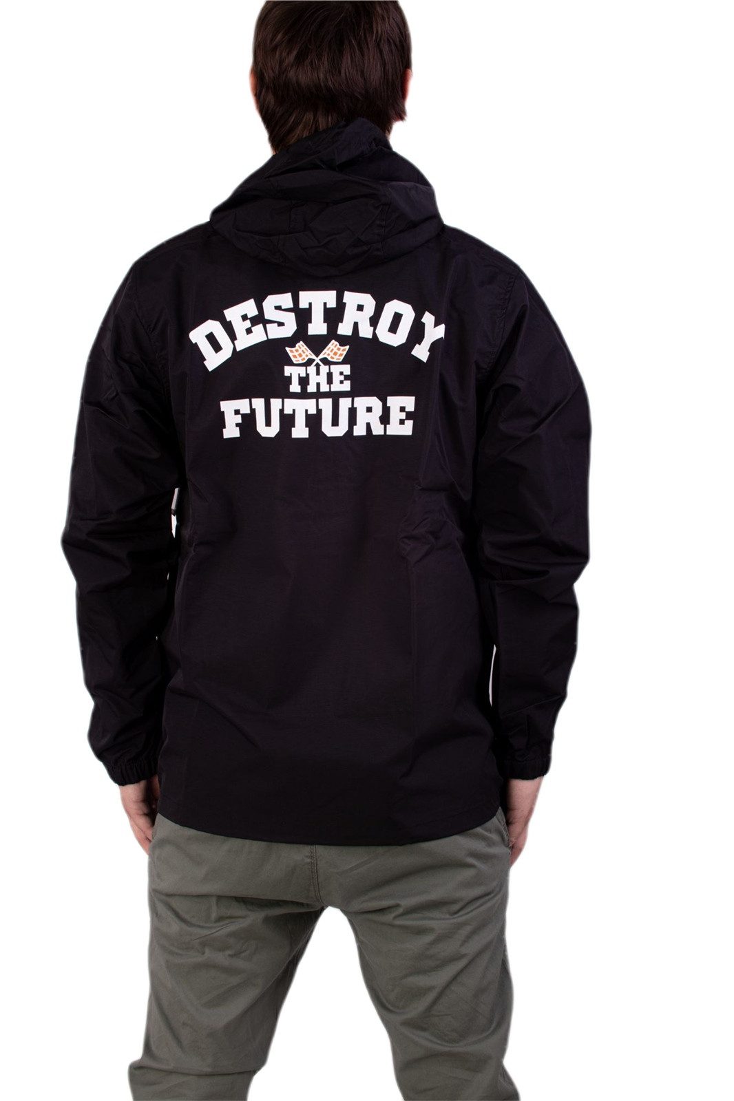 Loser Machine Windbreaker Windbreaker Loser Machine Starting Line (1) Kurzer 1-Wege-Reißverschluss