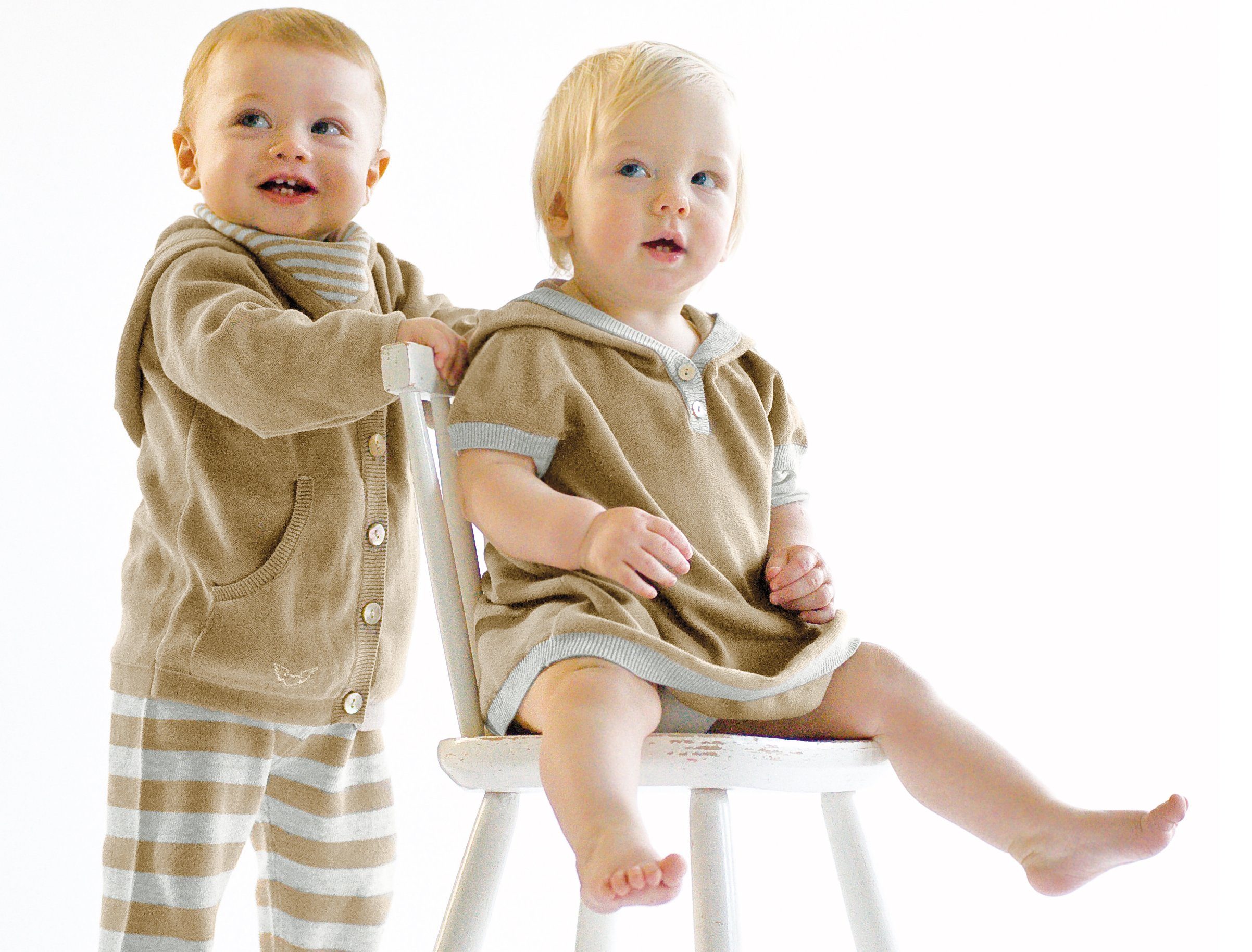 Kinder Jungen (Gr. 50 - 92) petit amour Strickhose SURI Hose für Babies aus 100% Biobaumwolle (Packung) mit verstellbarem, elast
