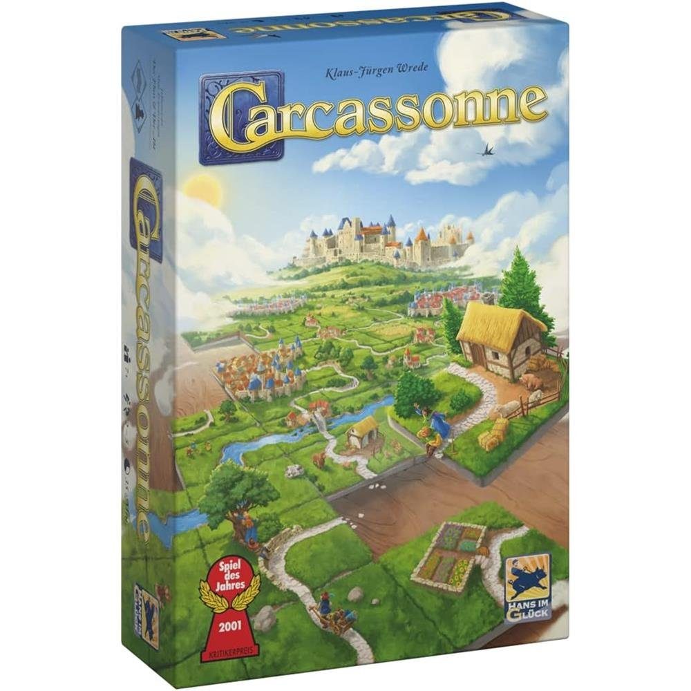 Asmodee Spiel, Carcassonne 3.0, im neuen Design Grundspiel Familienspiel ab 7 Jahre