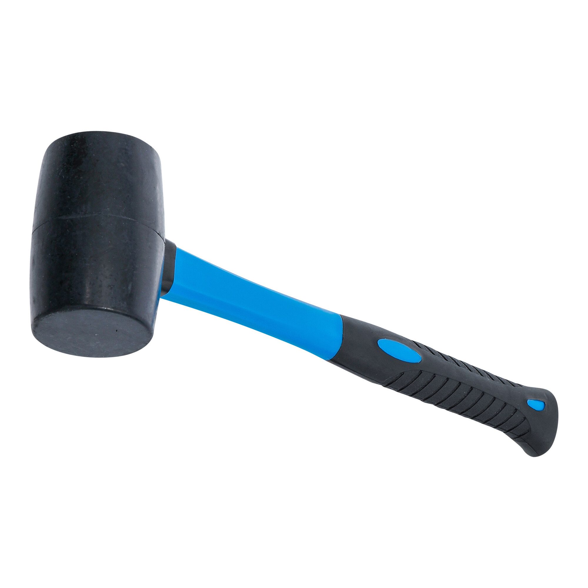 BGS technic Hammer BGS Gummihammer mit Fiberglasstiel 250 g