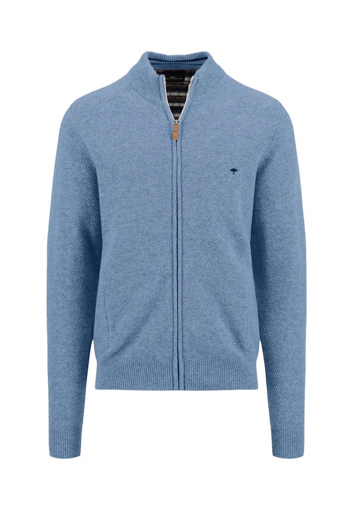 FYNCH-HATTON Strickcape Fynch-Hatton / He.Strickjacke, -weste / Zip Cardigan, Structure