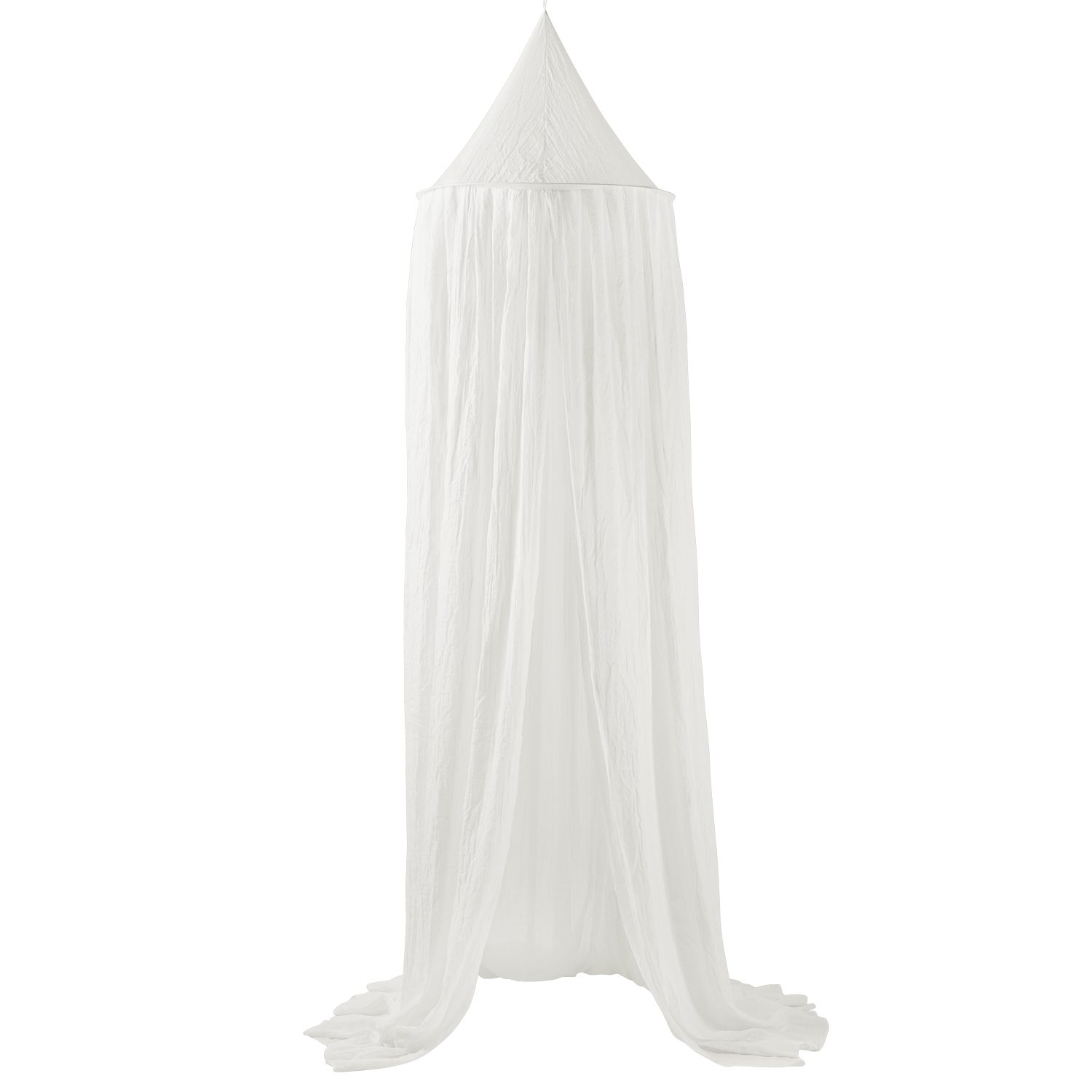 Meyco Baby Betthimmel Offwhite (80% Polyester / 20% Baumwolle, 1-tlg), Klamboe (55x240cm)