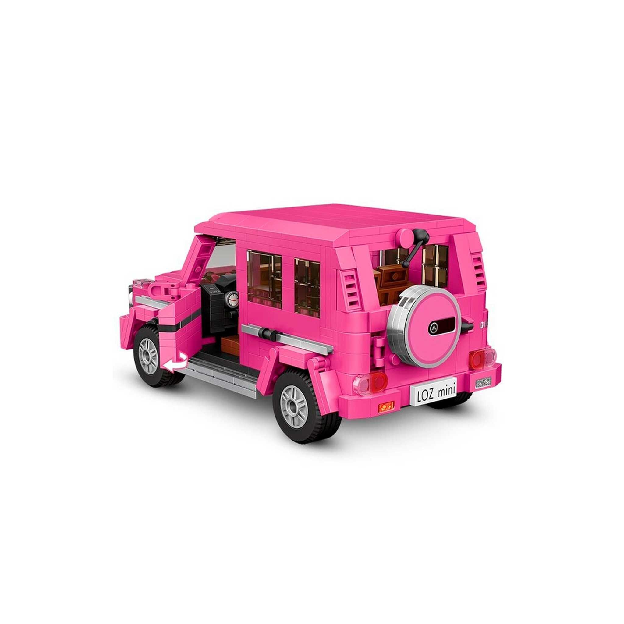 Loz 1129 - Pinker SUV (LOZ) Klemmbausteine Spielbausteine