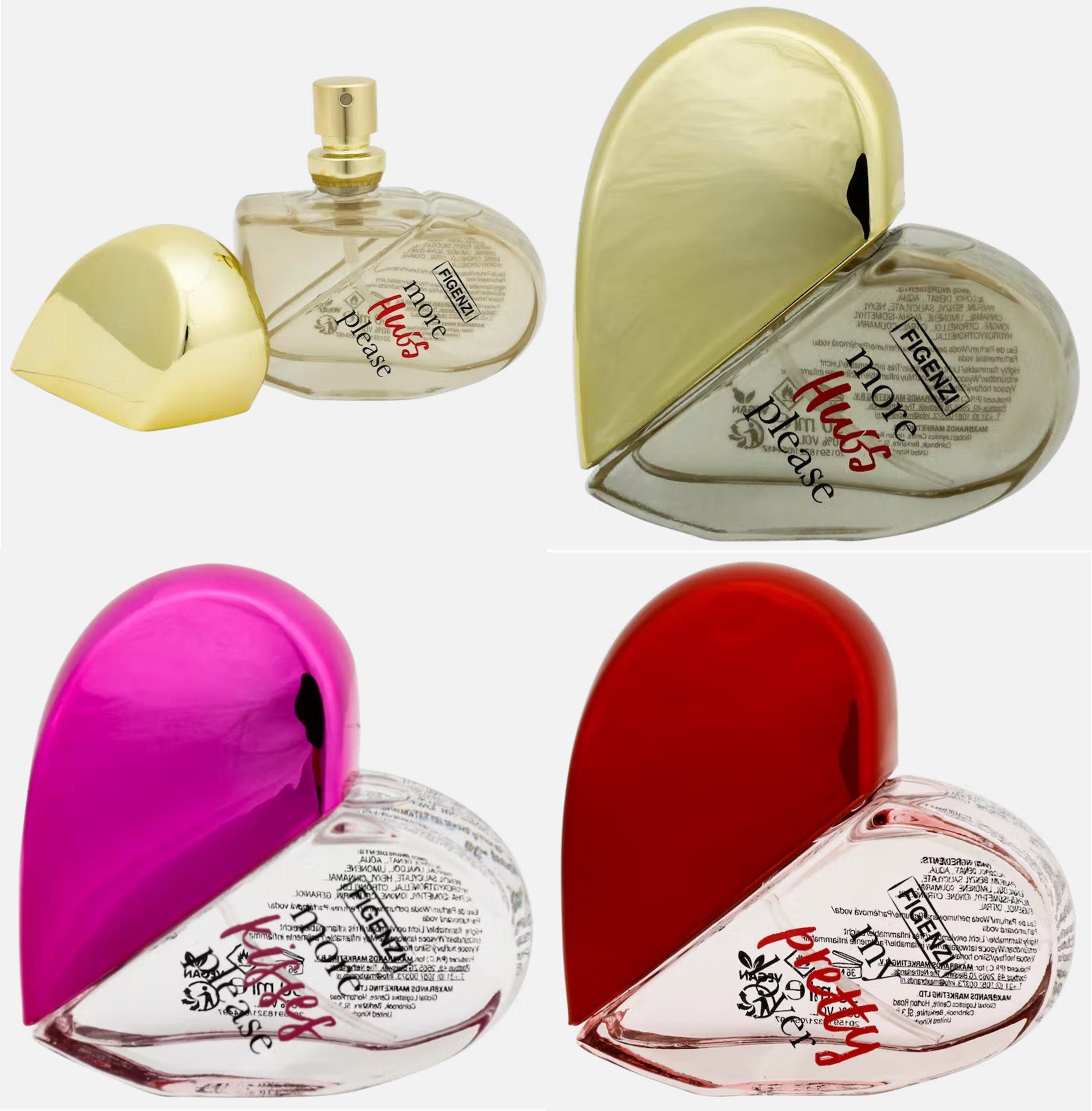 Spectrum Eau de Parfum Figenzi Display Love Parfüm 4 x a 30 ml Flacon