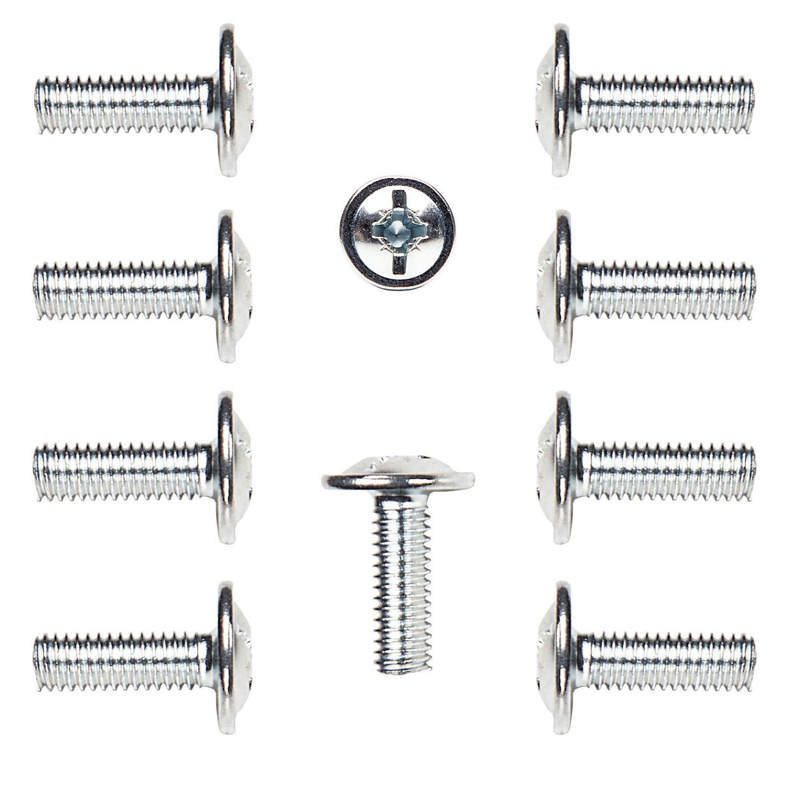 SO-TECH® Schraube 10 Stück Möbelgriffschrauben mit M4-Gewinde, (10 St), 10 Stück M4x12 mm
