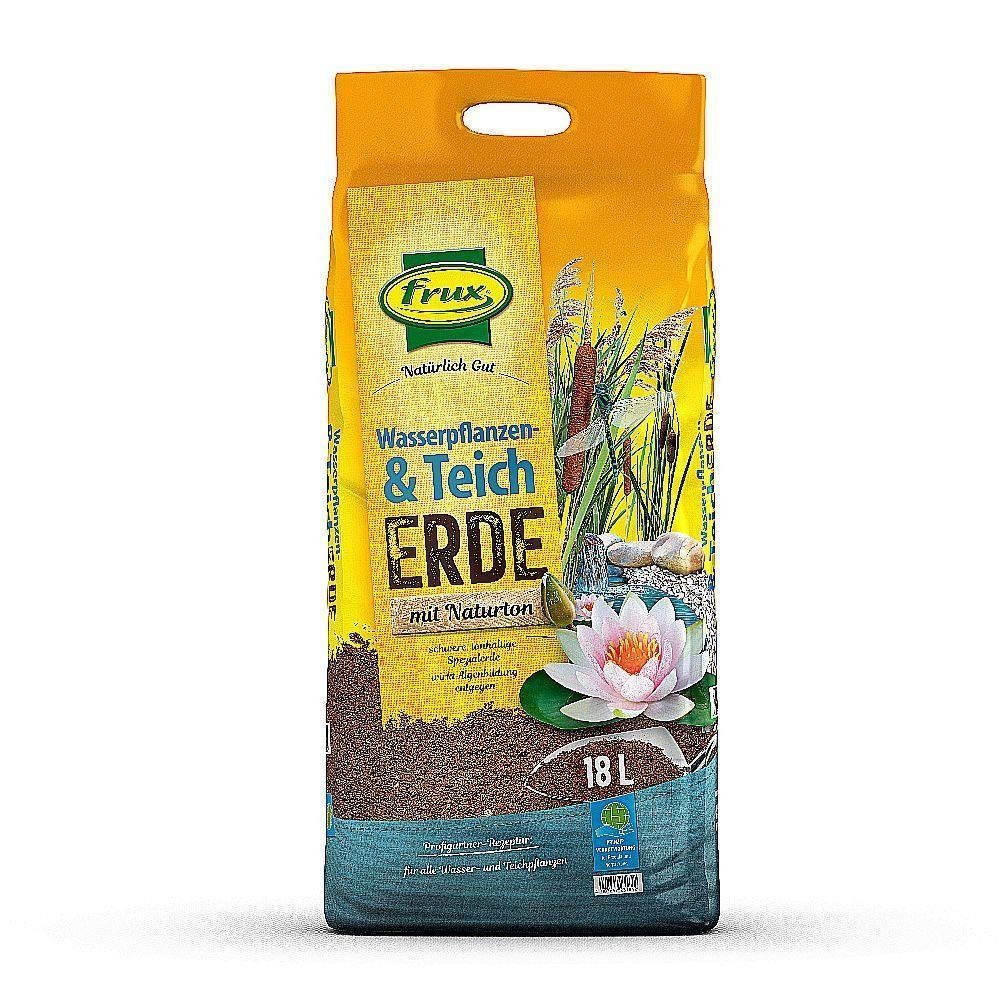 frux® Spezialerde Wasserpflanzenerde Teicherde 18l Seerosenerde Sumpfpflanzenerde anwendungsfertig