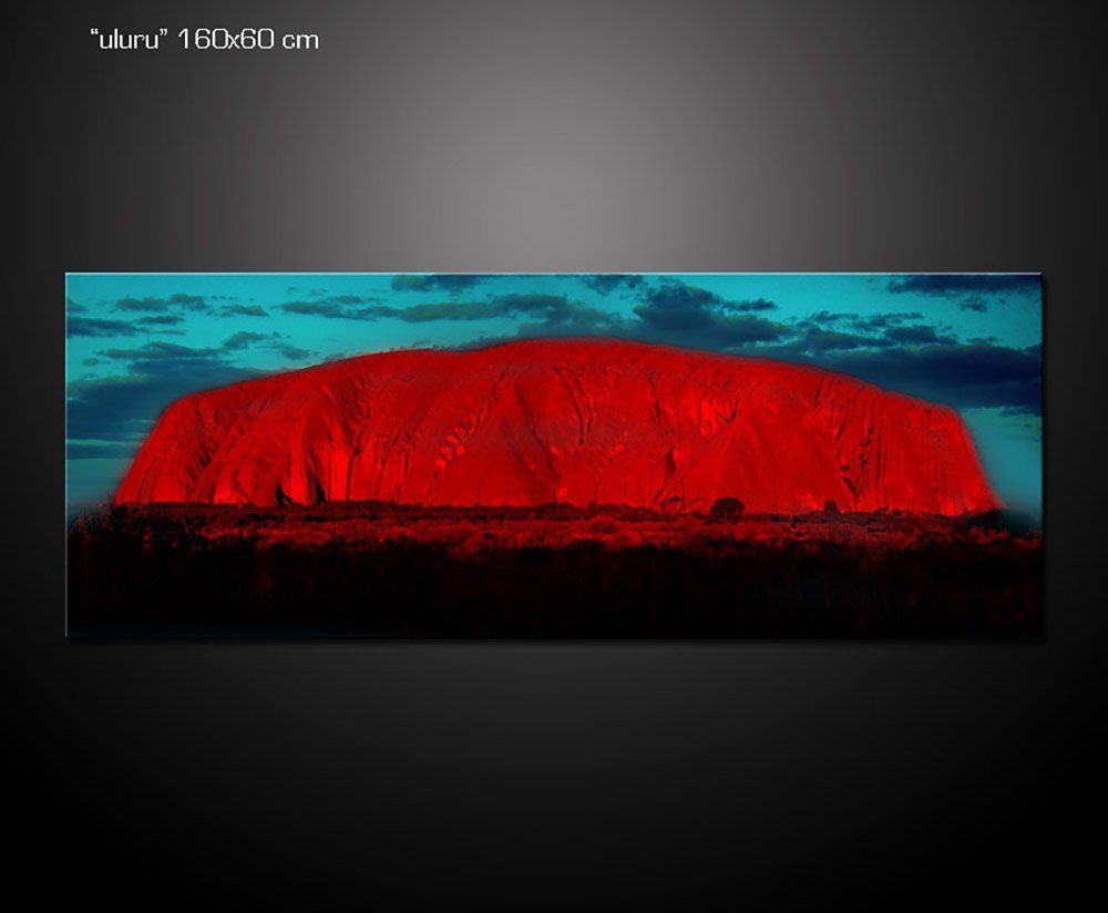 Sinus Art Leinwandbild Uluru