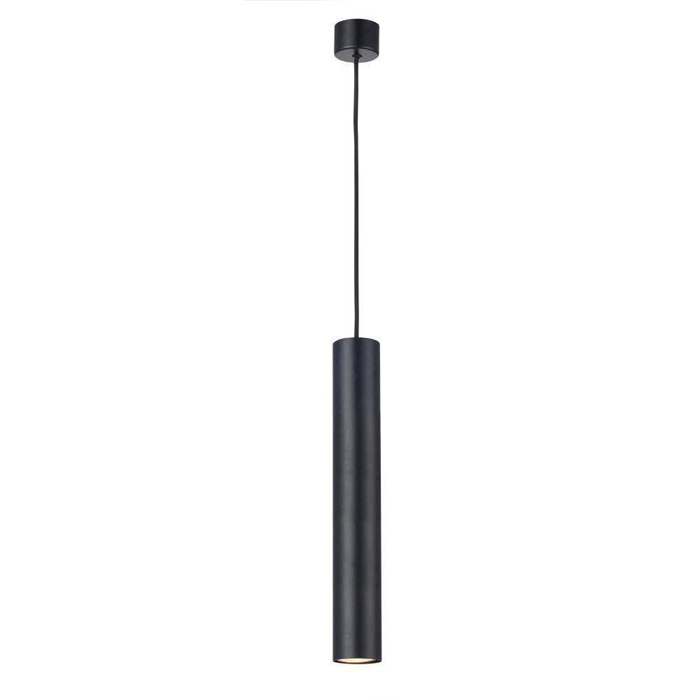 s.luce Pendelleuchte Hängelampe Crutch Zylinderform Schwarz günstig online kaufen