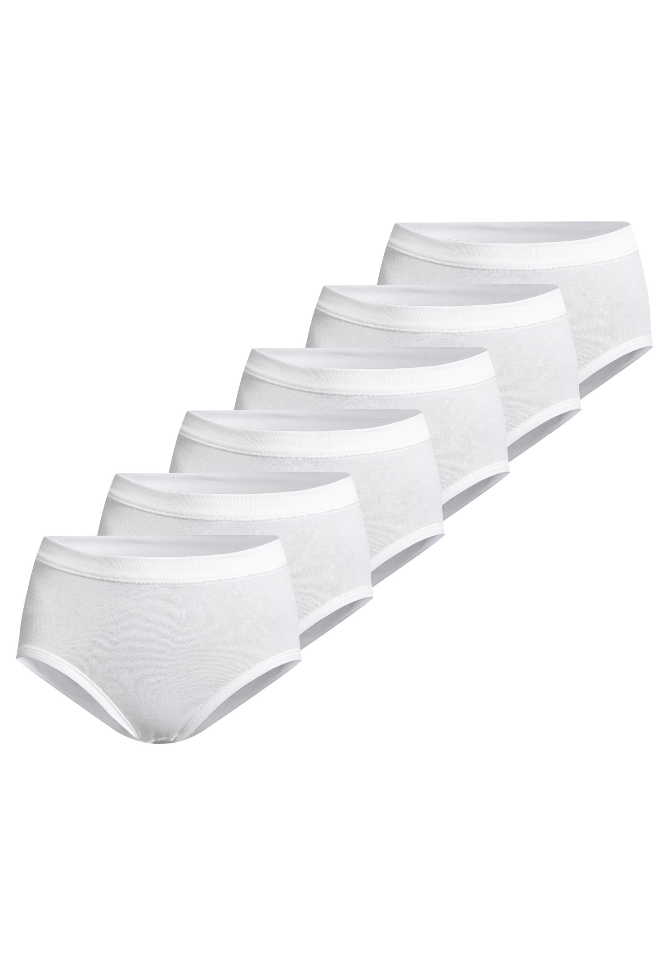 Taillenslip 6er Pack Feinripp
