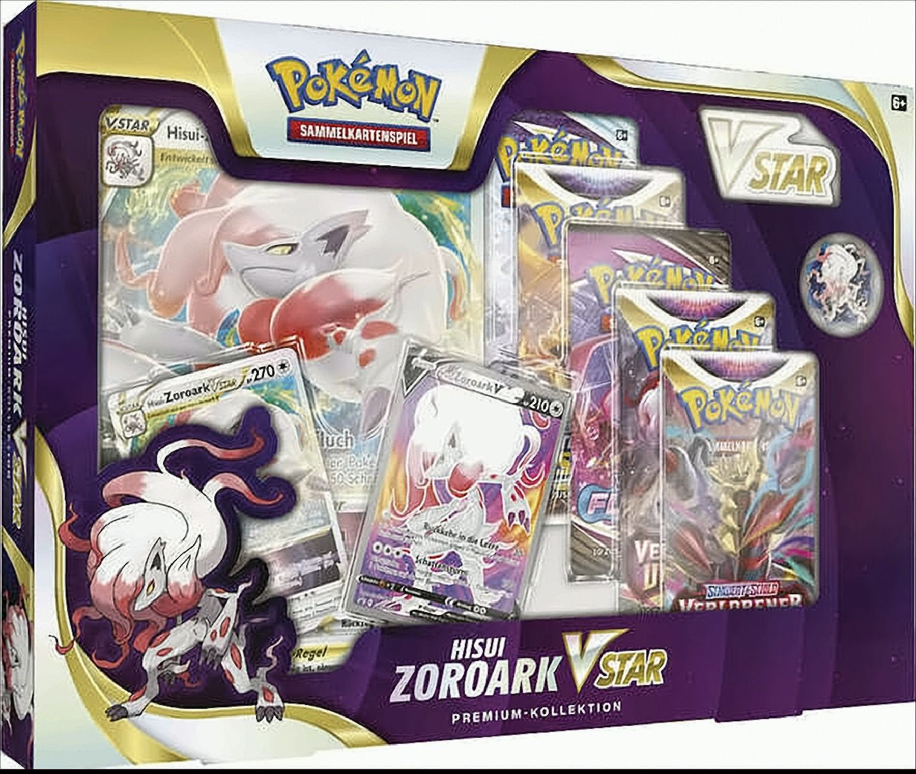 POKÉMON Sammelkarte Pokemon Hisui-Zoroark VSTAR Premium-Kollektion