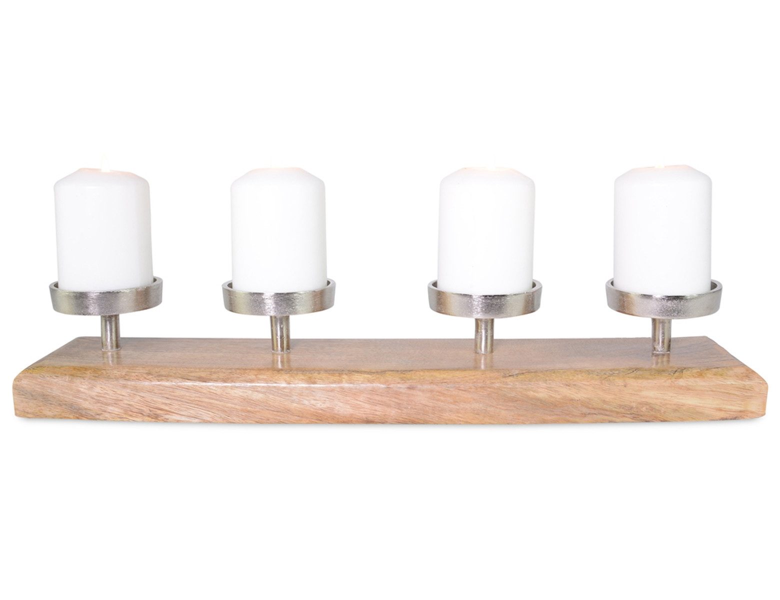 RIFFELMACHER & WEINBERGER Adventsleuchter Adventskerzenhalter Mangoholz Tab günstig online kaufen