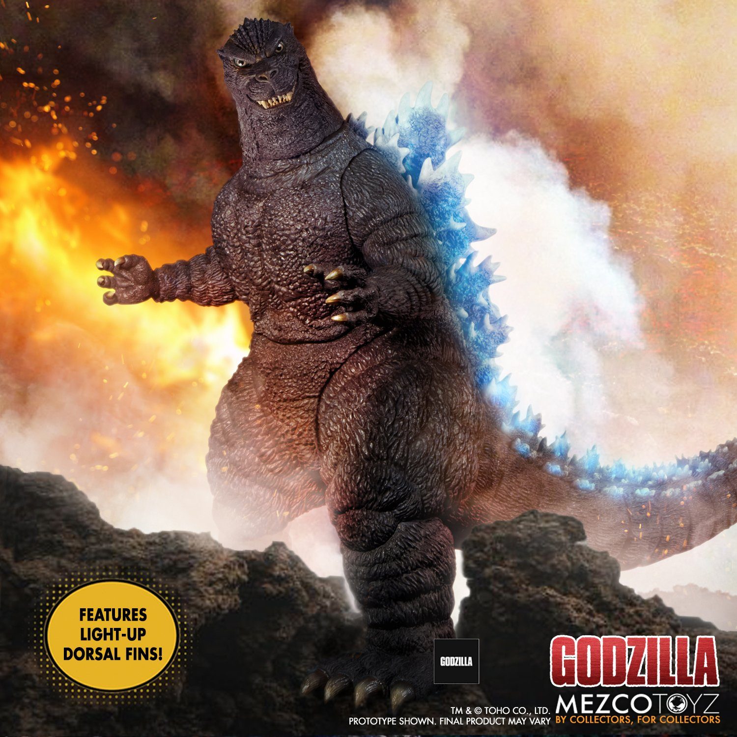 MEZCO Actionfigur Ultimate Godzilla Actionfigur FX Light & Sound
