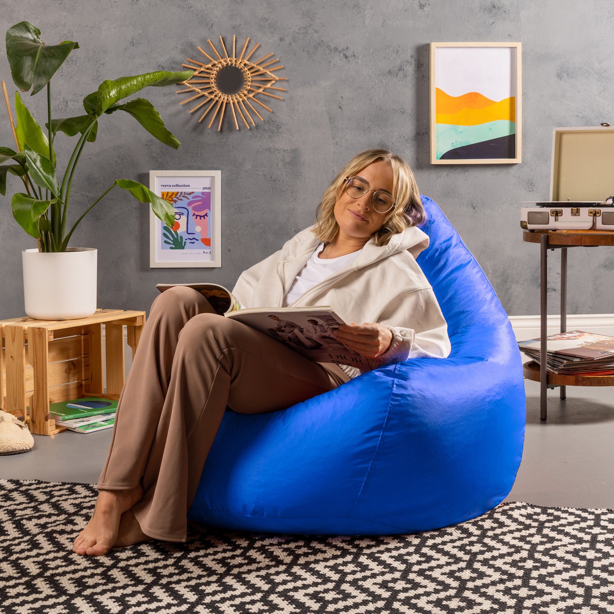 Veeva Sitzsack Outdoor Sitzsack Liege Indoor günstig online kaufen