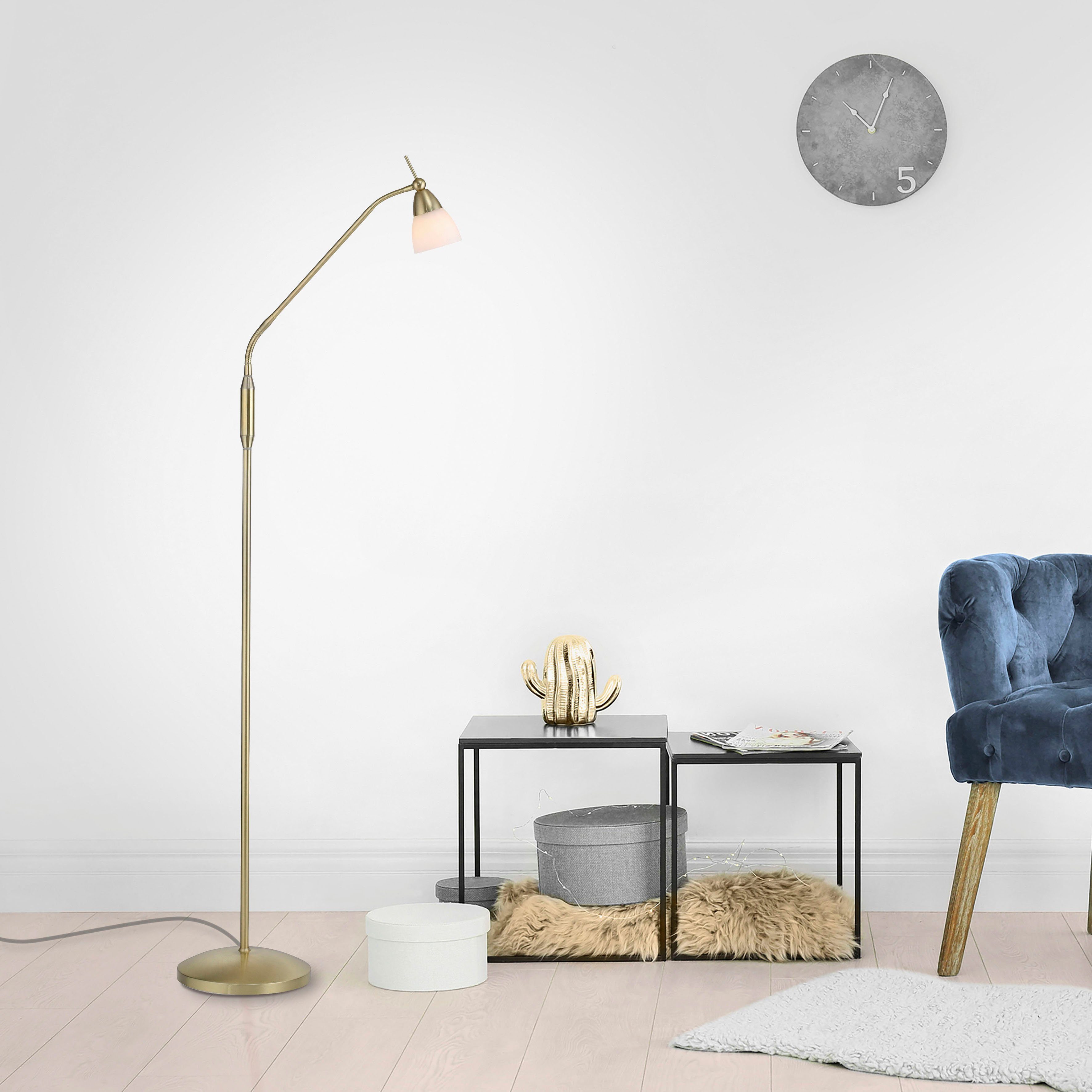 Paul Neuhaus Stehlampe PINO, LED wechselbar, Warmweiß