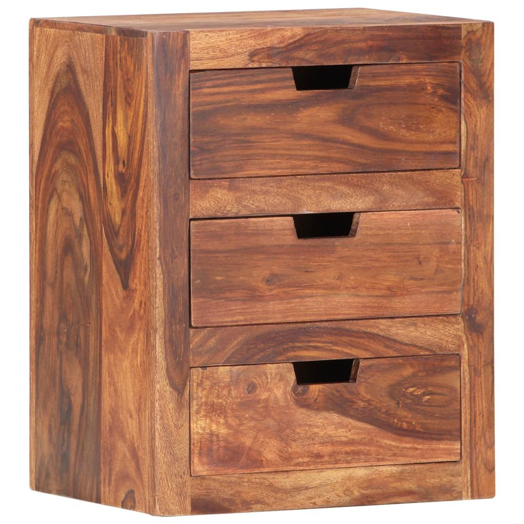 vidaXL Nachttisch Nachttisch 40x30x50 cm Massivholz