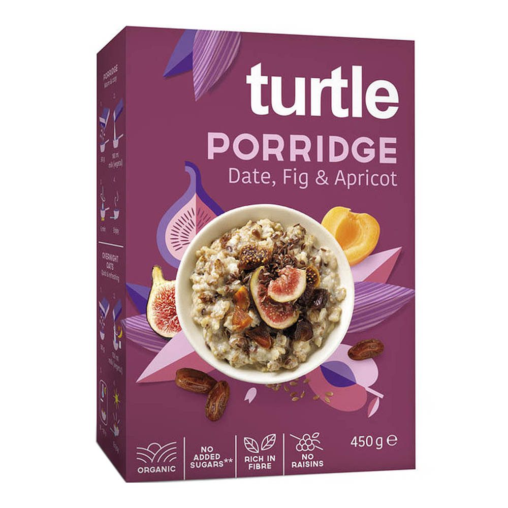 TURTLE Cerealien Porridge - Dattel Feige Aprikose 450g