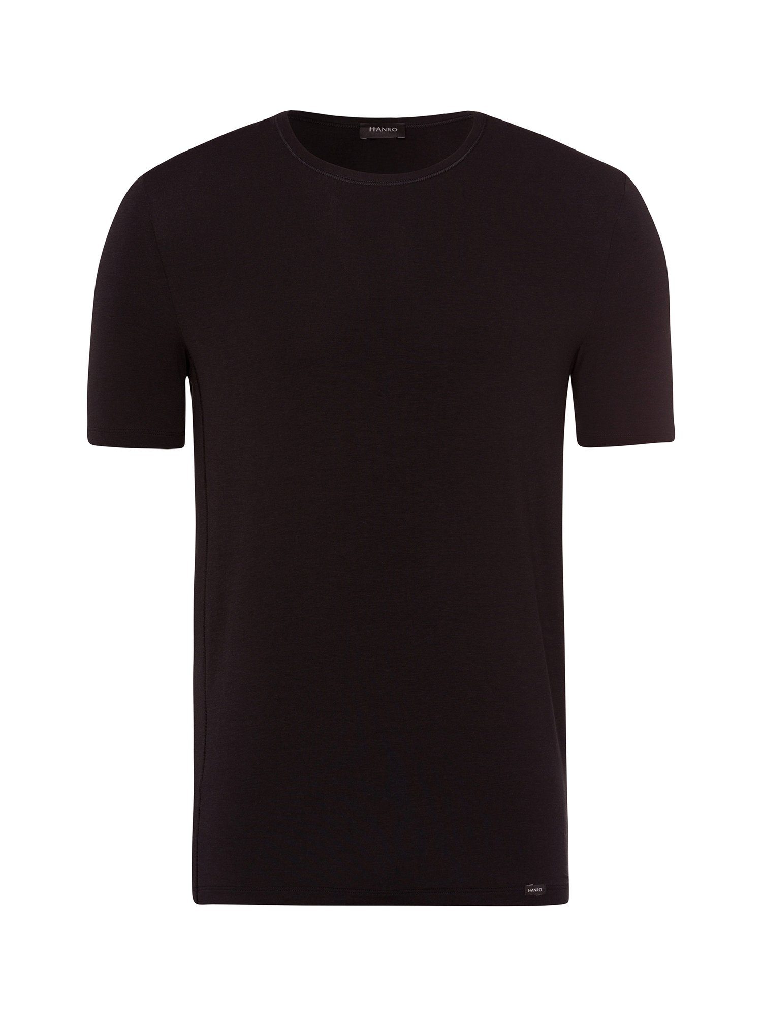 Hanro T-Shirt Natural Function (1-tlg) deep black
