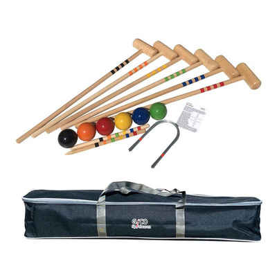 GICO Spielzeug-Gartenset GICO Krocket Set 6 Spieler (80 cm) in Transporttasche 3226