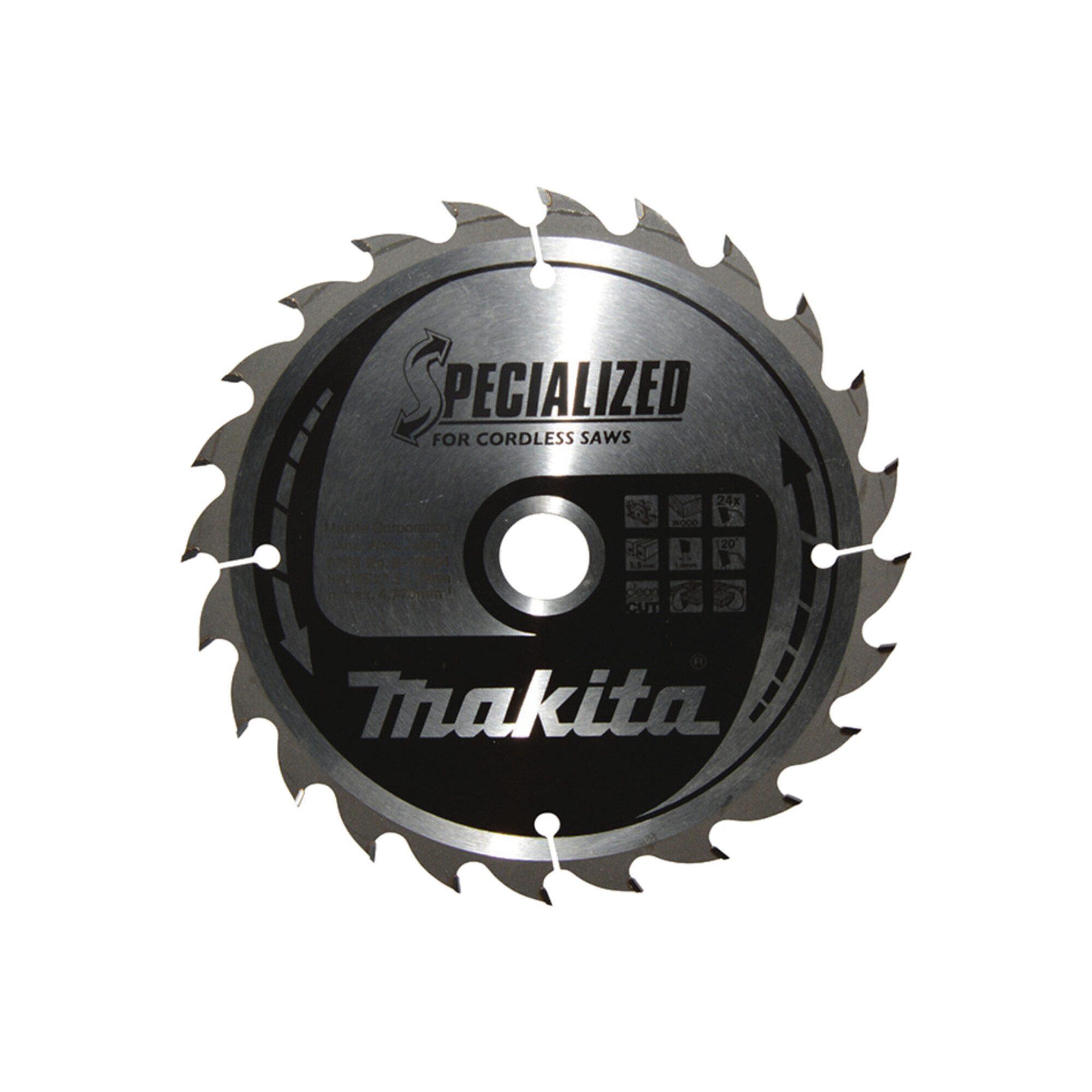 Makita Kreissägeblatt Makita Sägeblatt SPECIALIZED 165x20x24Z
