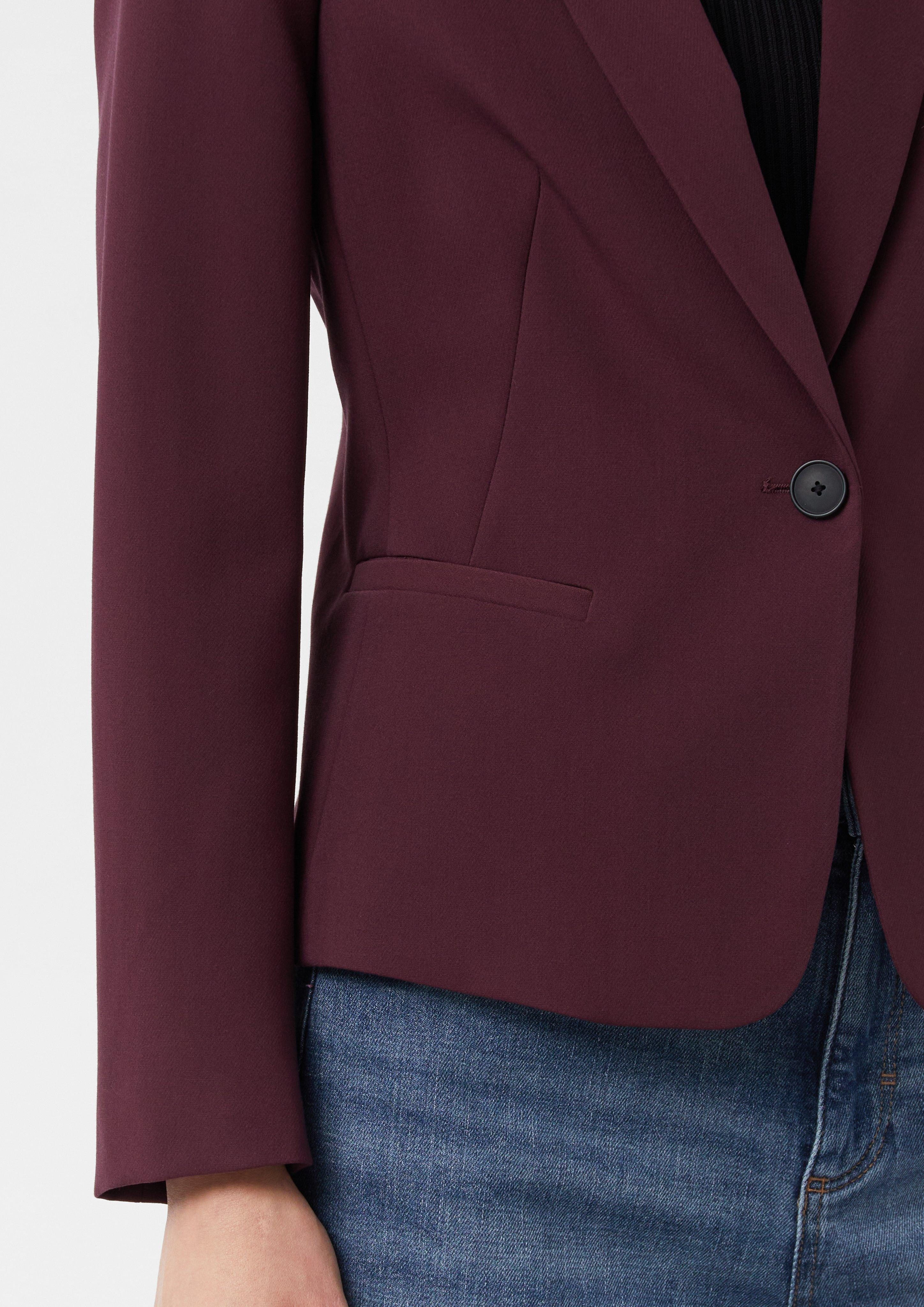 comma Blusenblazer Antaillierter Blazer mit einem günstig online kaufen