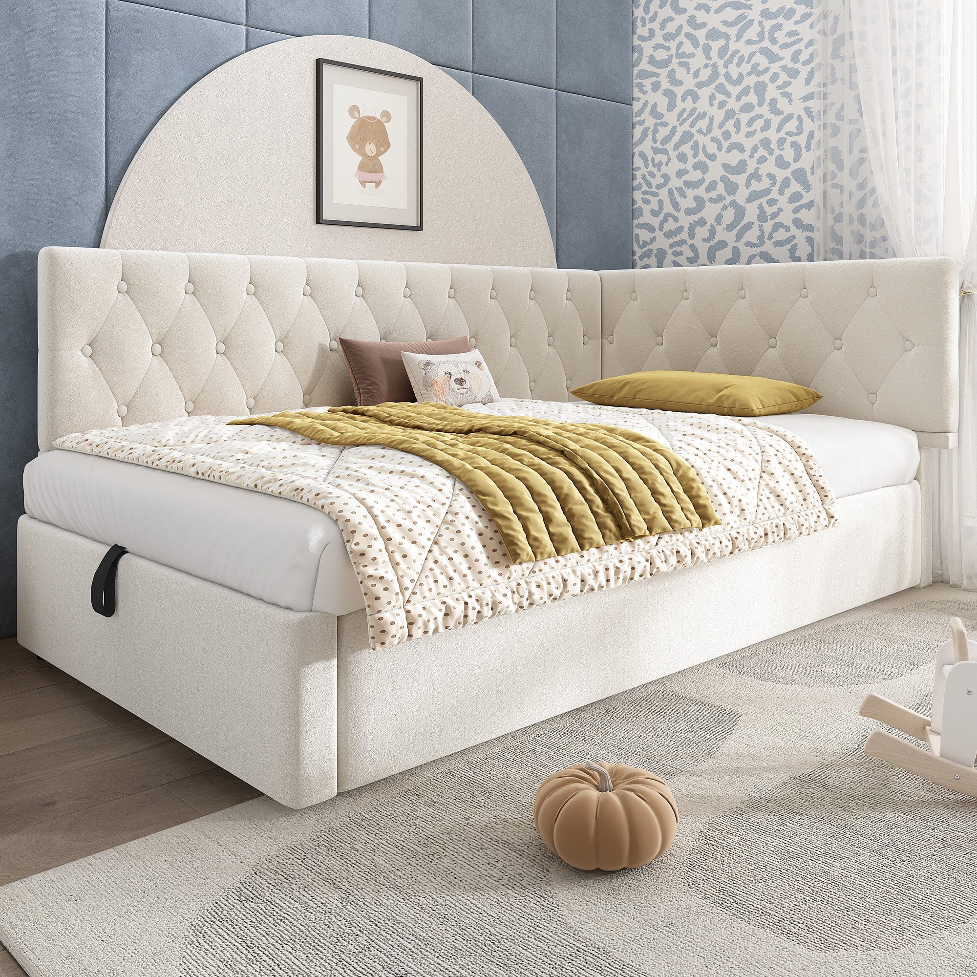 Flieks Polsterbett, Kinderbett Daybett 90x200cm Schlafsofa günstig online kaufen