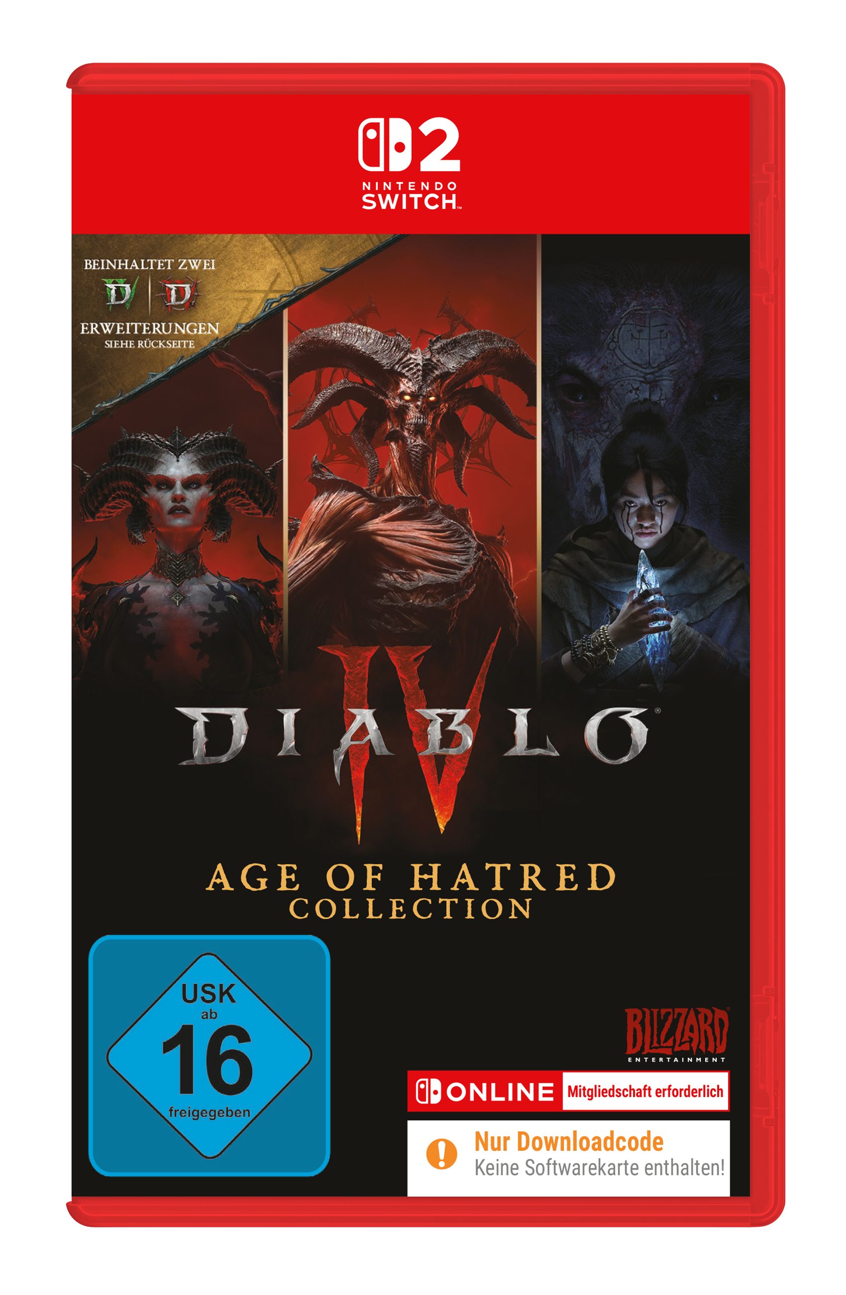 Diablo IV Age of Hatred Collection (Code in a Box) (Switch 2) (Code in a Box), Nintendo Switch 2