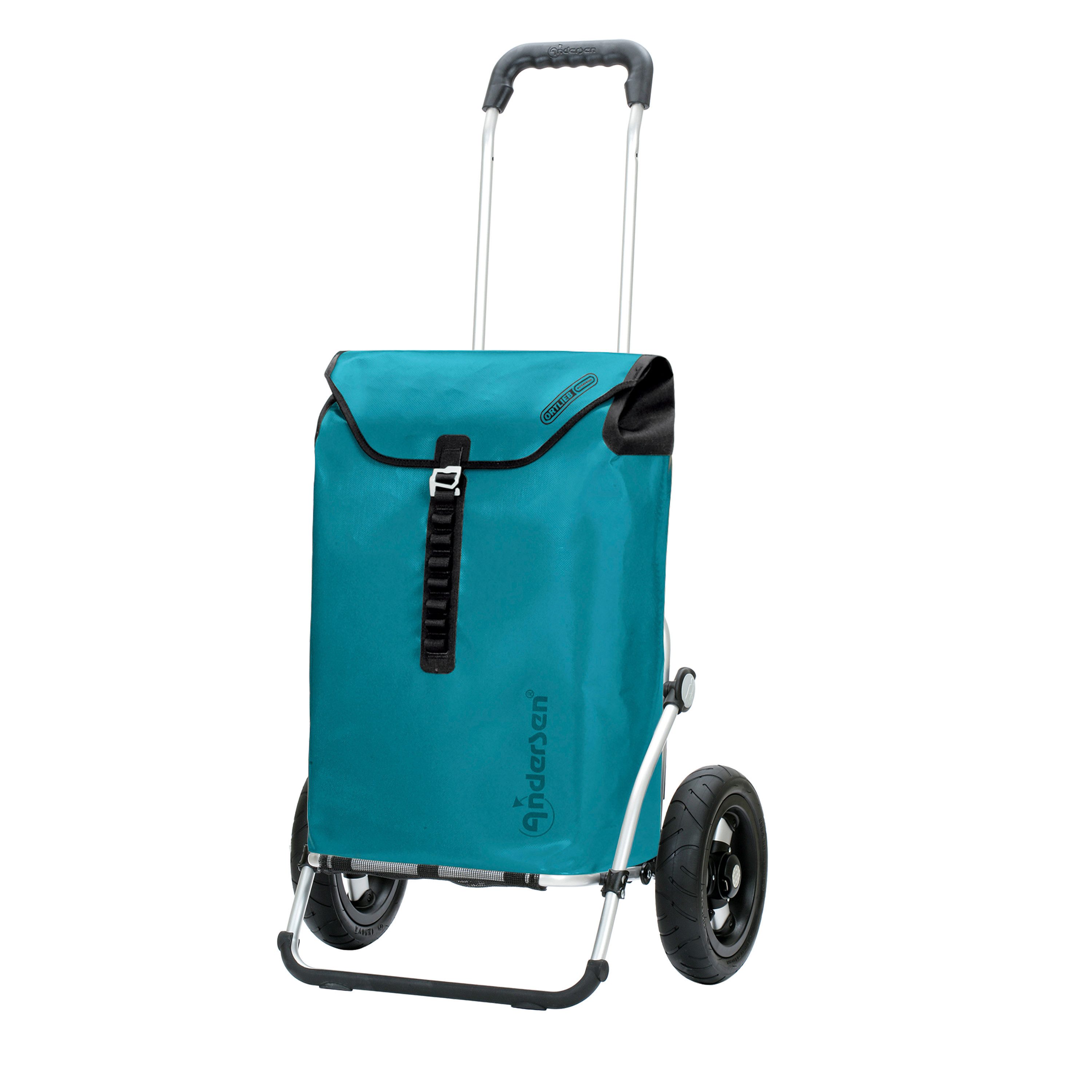 Andersen Einkaufstrolley Royal Shopper Ortlieb petrol, klappbare Ladefläche, belastbar bis 50kg