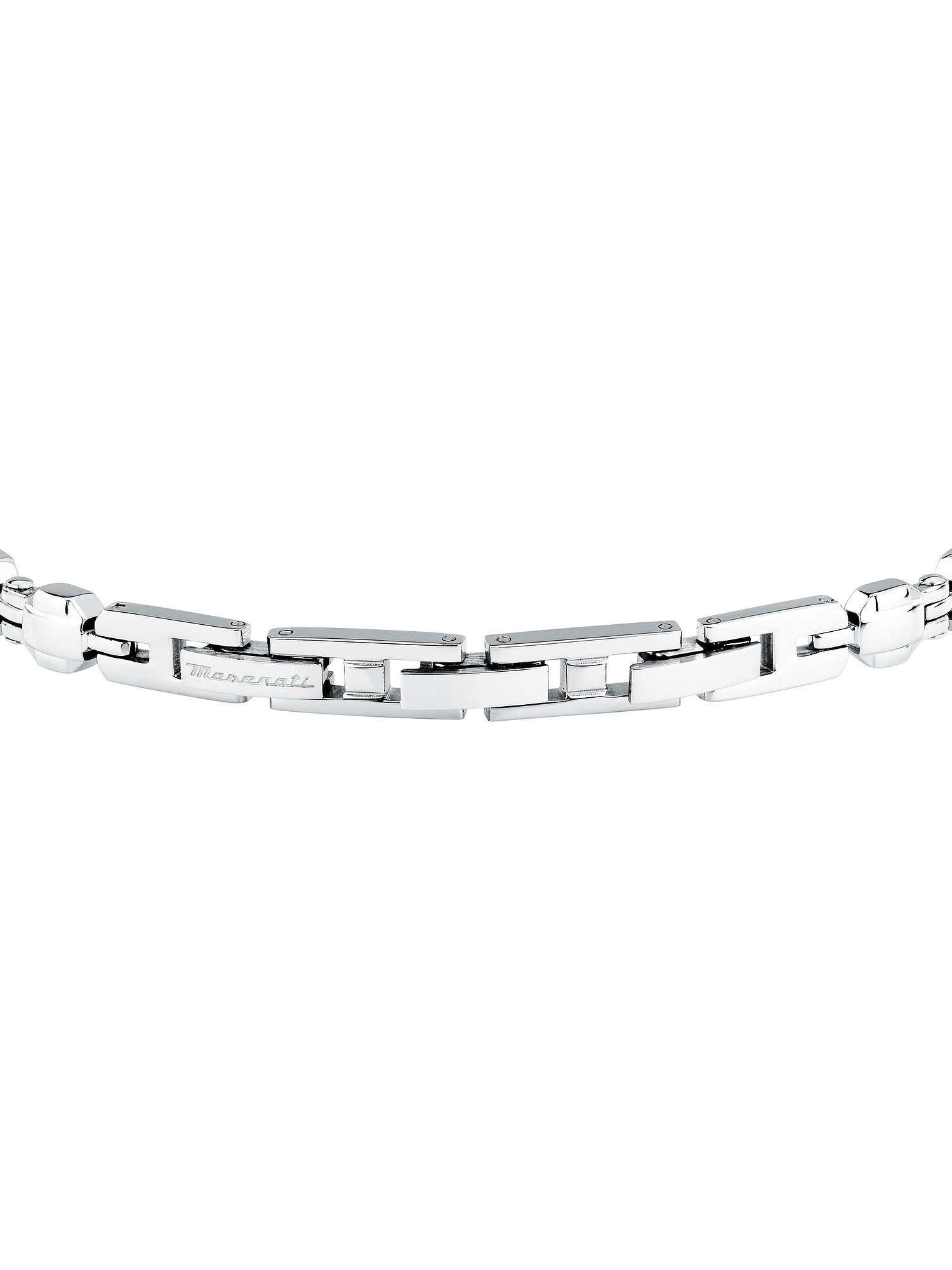 MASERATI Edelstahlarmband Maserati Herren-Armband Edelstahl Saphir