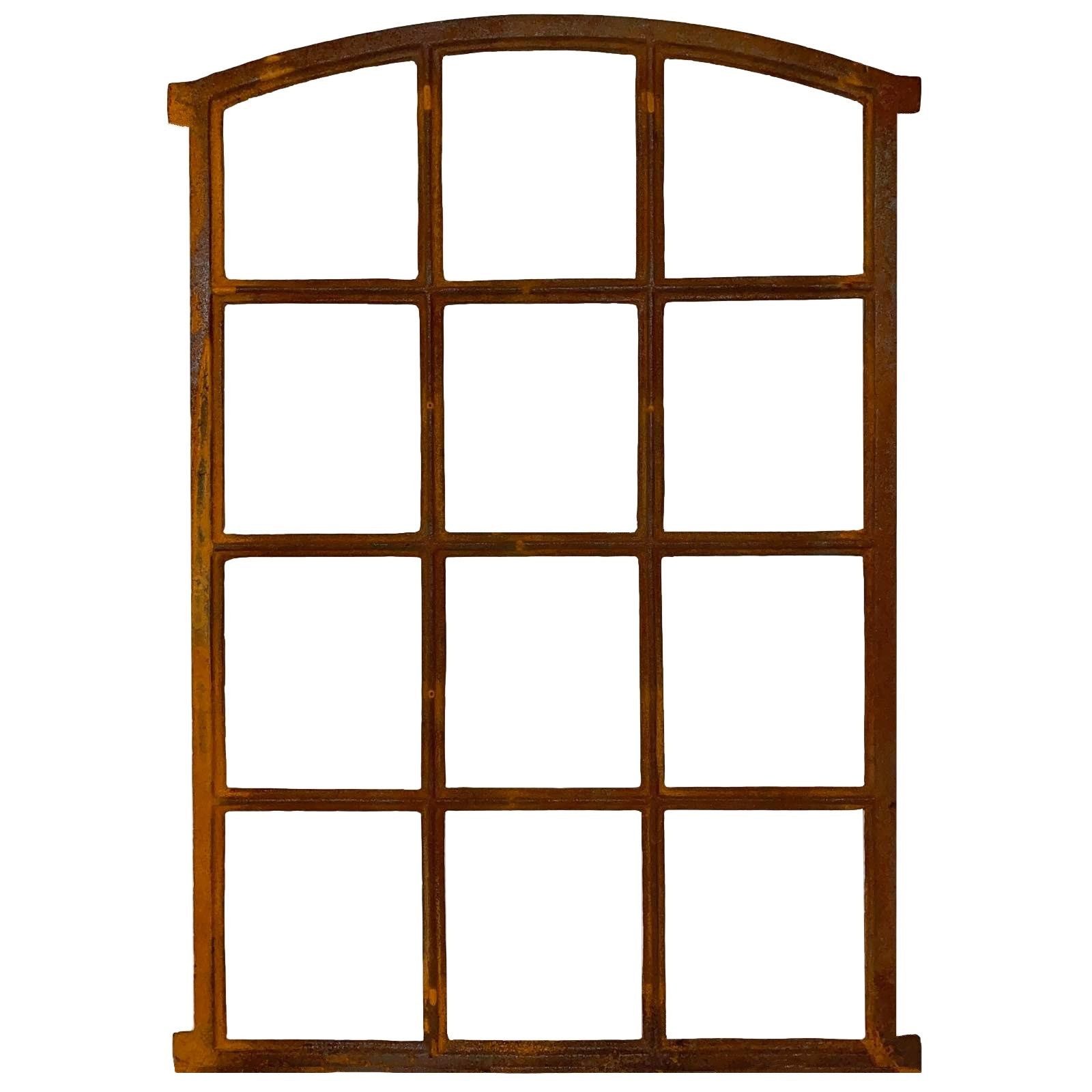 Dekoobjekt Eisenfenster Stallfenster Scheunenfenster Fenster Eisen 94cm Rost Anti