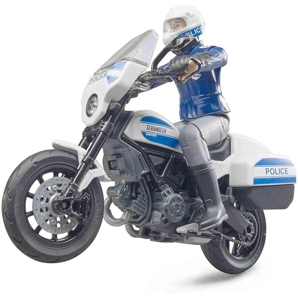 Bruder® Spielfigur 62731, (Set, 2-tlg., Bworld Scrambler Ducati Polizeimoto günstig online kaufen