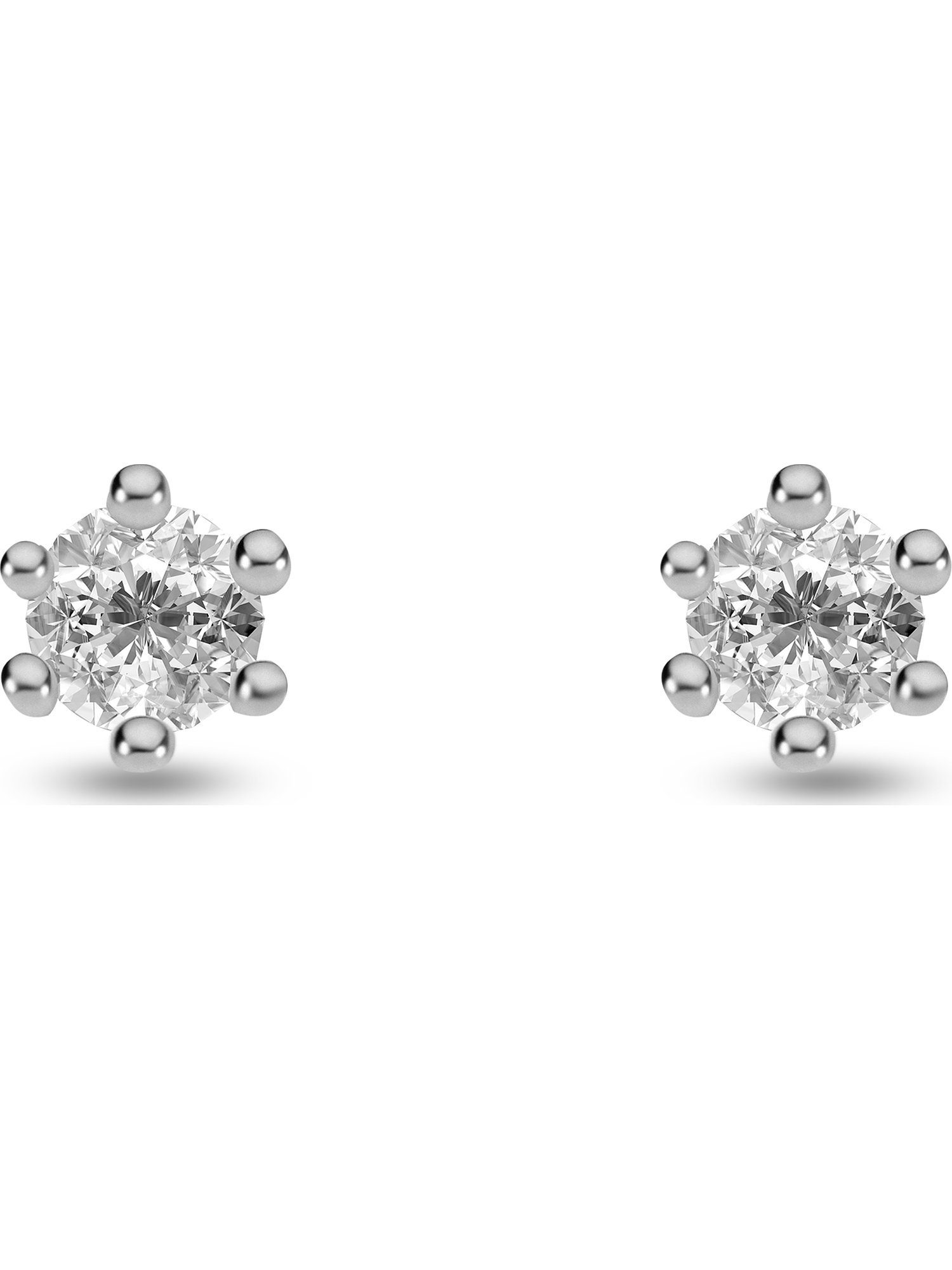 FAVS Paar Ohrstecker FAVS Unisex-Ohrstecker 925er Silber 2 Zirkonia