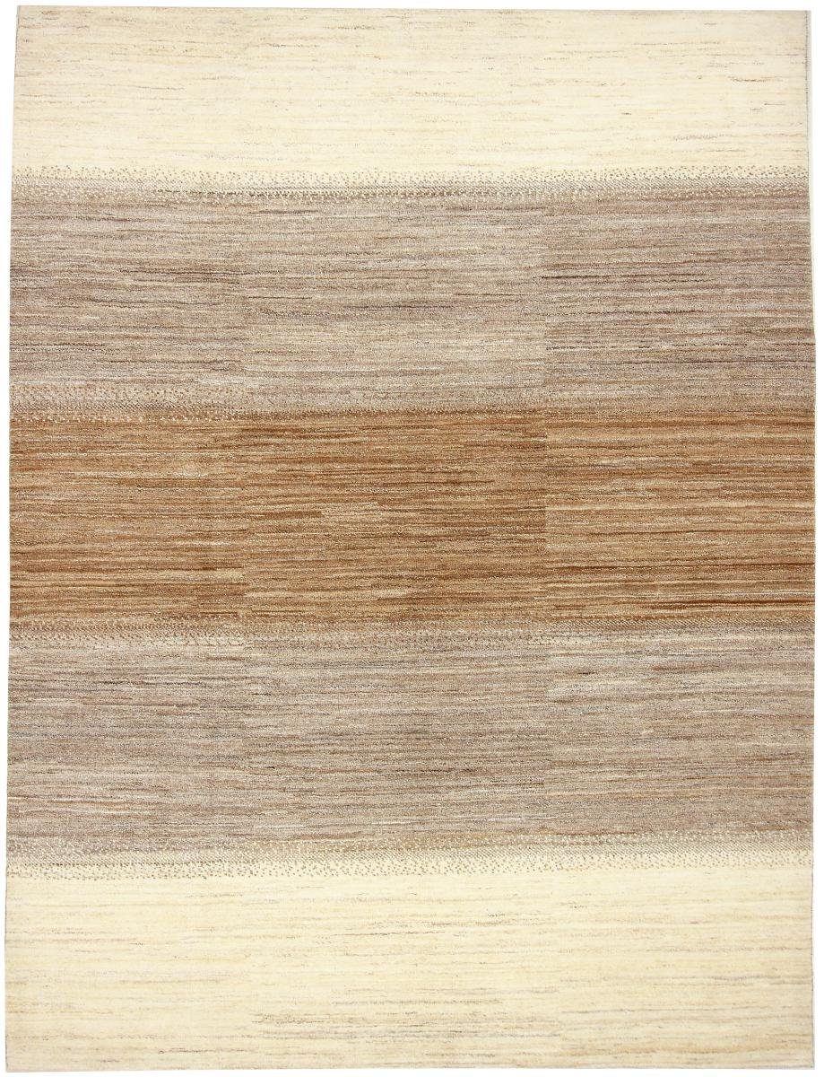 Orientteppich Perser Gabbeh Loribaft Natural 243x326 Handgeknüpfter Moderner, Nain Trading, rechteckig, Höhe: 12 mm