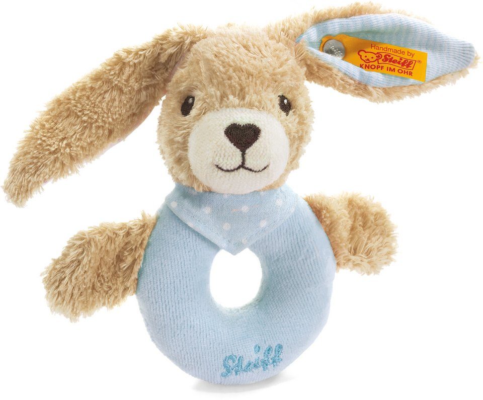 Steiff Greifling Hoppel Hase blau (1-tlg)