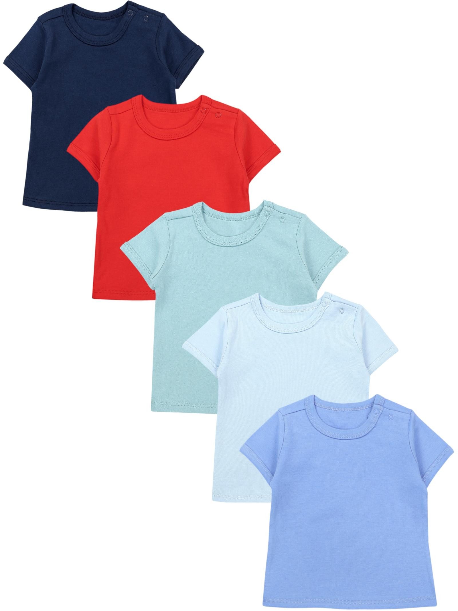 TupTam T-Shirt TupTam Baby Jungen Kurzarm T-Shirt 5er Set