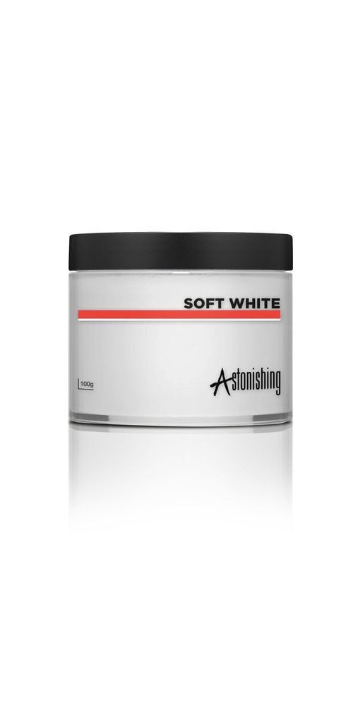 Astonishing Haargel Astonishing Acrylic Powder Soft White 100gr