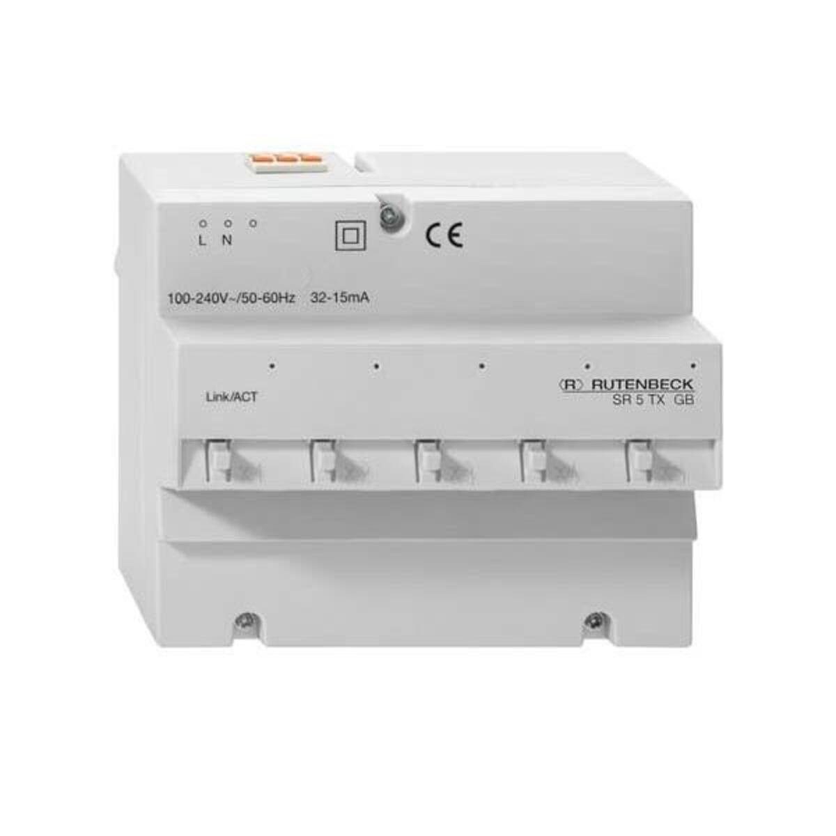 Rutenbeck Rutenbeck Gigabit-Switch SR 5TX GB Netzwerk-Patch-Panel