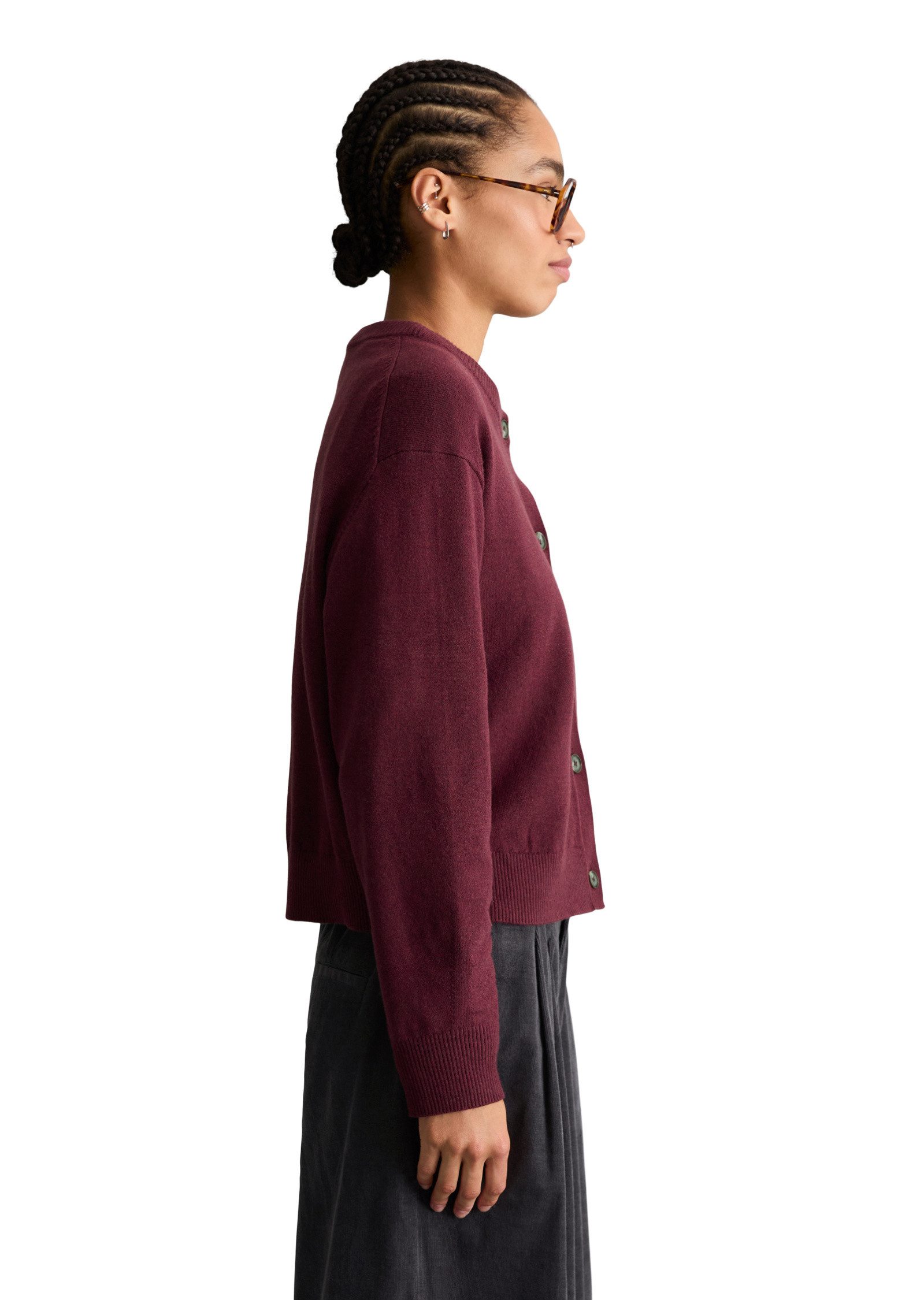 Marc O'Polo DENIM Cardigan aus Soft Cotton Stretch